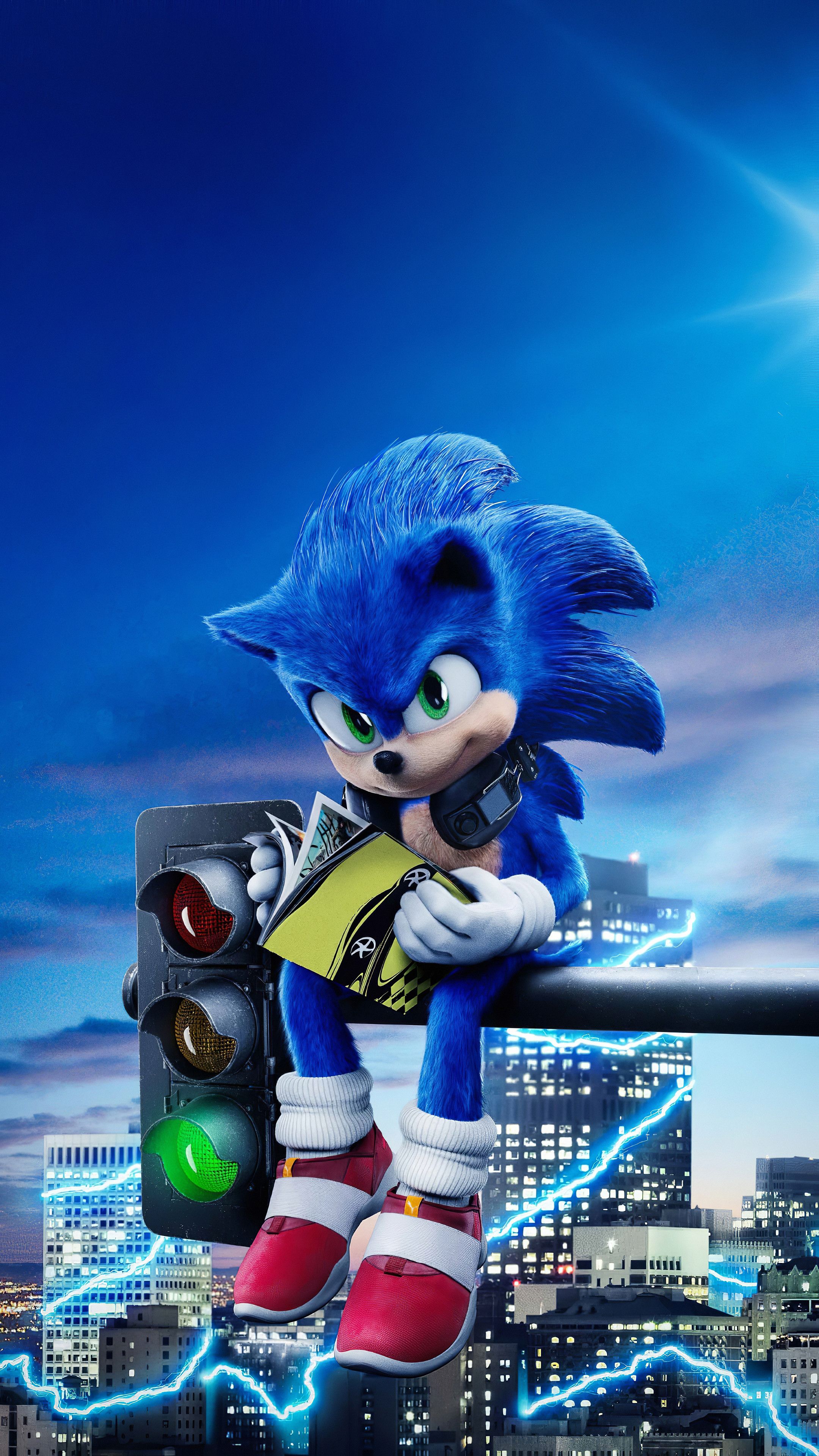 Sonic The Hedgehog 2019 Movie Poster Wallpapers