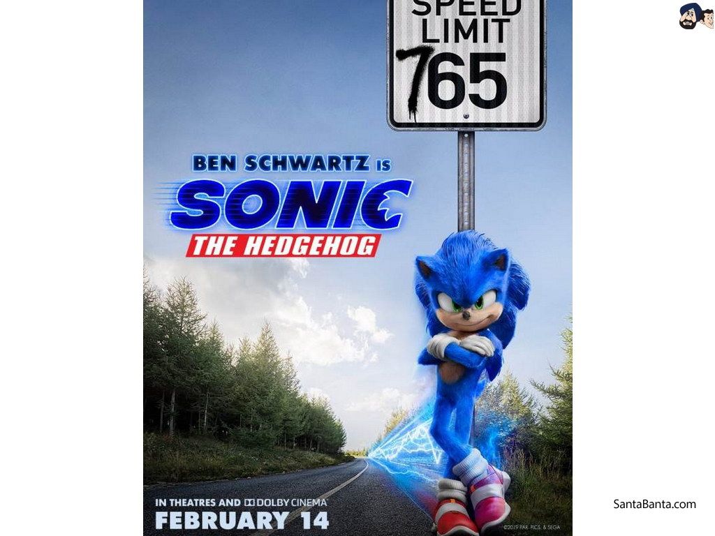 Sonic The Hedgehog 2019 Movie Poster Wallpapers