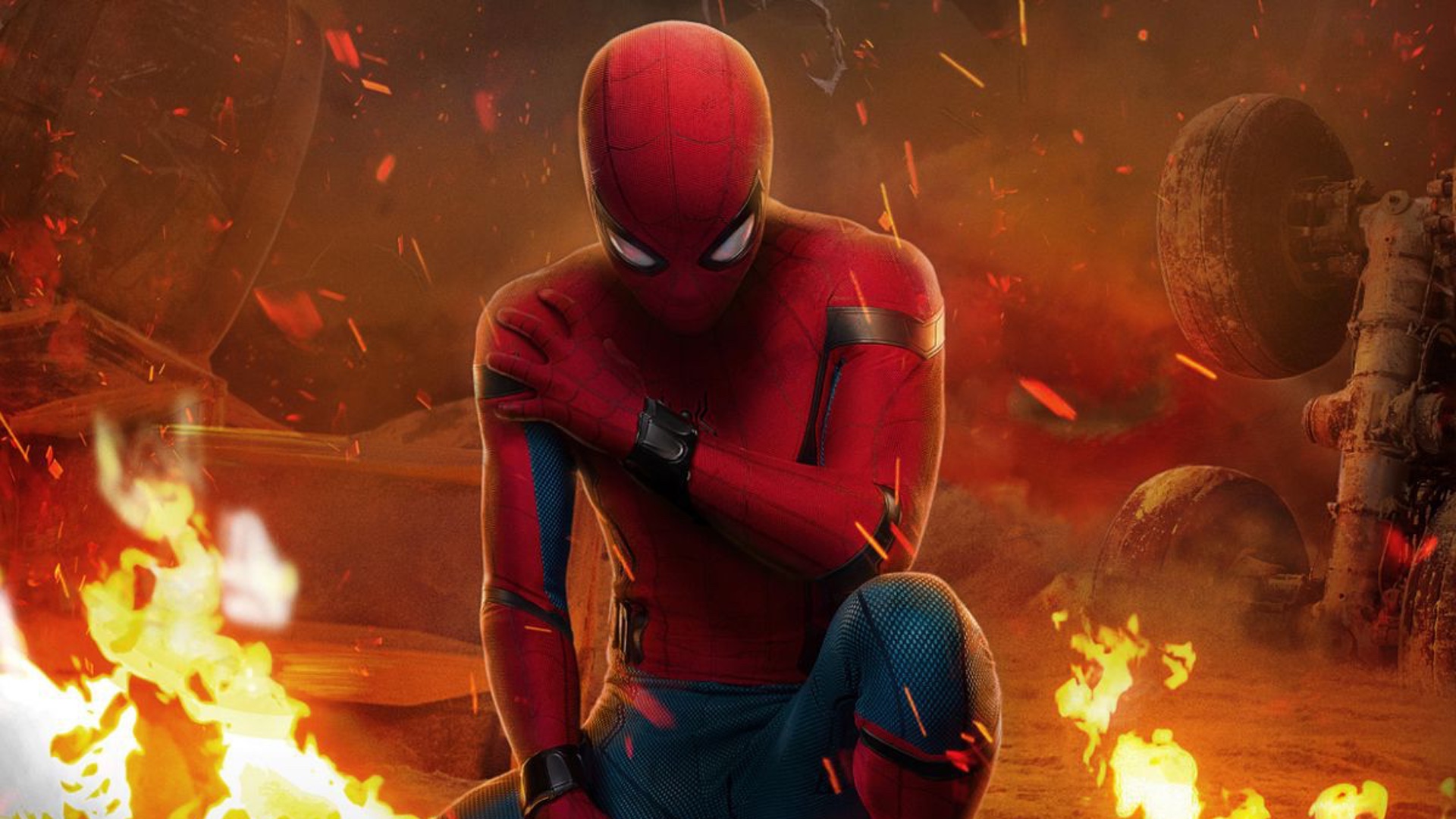 Spider Man And Zendaya In Spider Man Far From Home Wallpapers