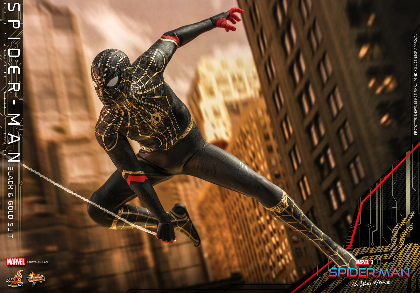 Spider Man Black And Gold Suit No Way Home Concept Art Wallpapers