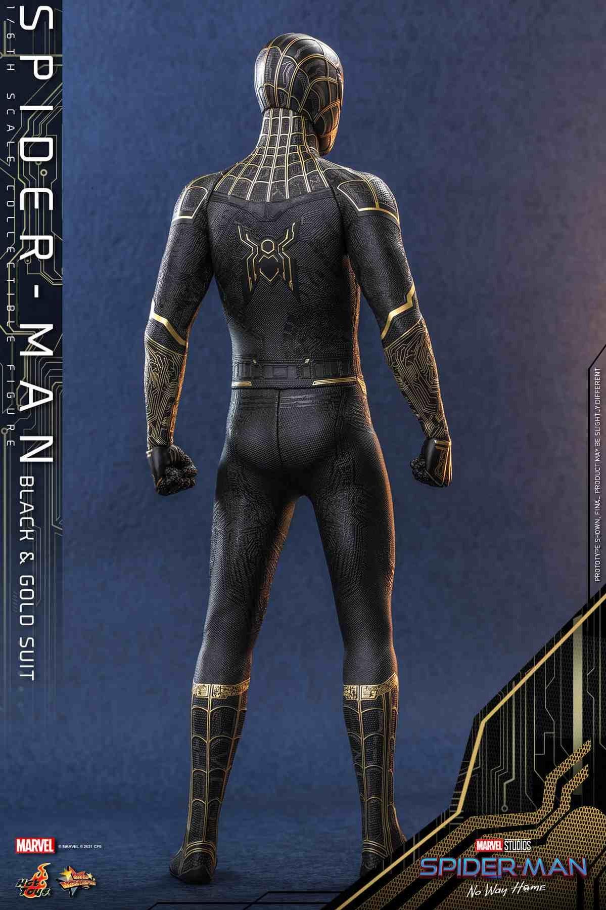 Spider Man Black And Gold Suit No Way Home Concept Art Wallpapers