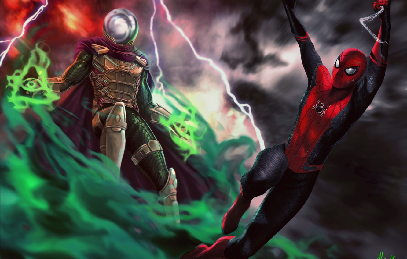 Spider Man Far From Home Cover Art Wallpapers