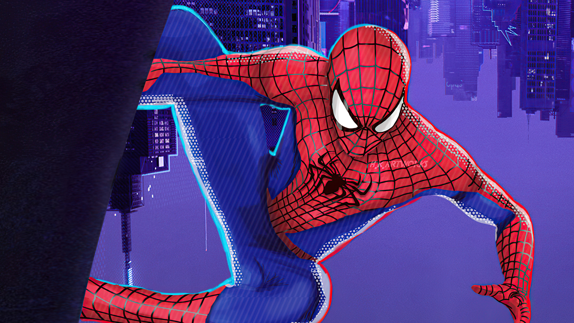 Spider-Man 2 Into The Spider-Verse Art Wallpapers