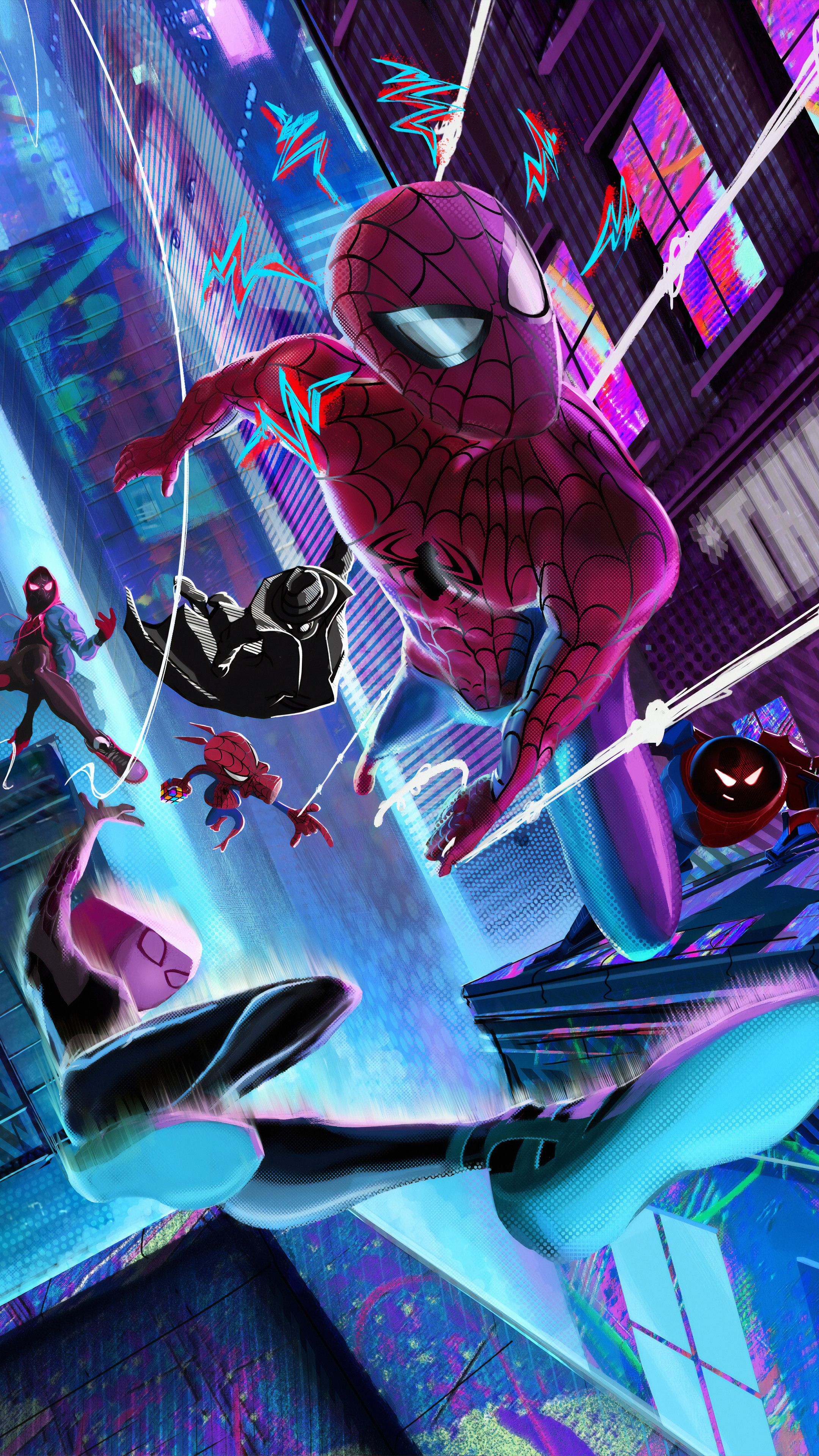 Spider-Man 4K Crossover Multiverse Wallpapers