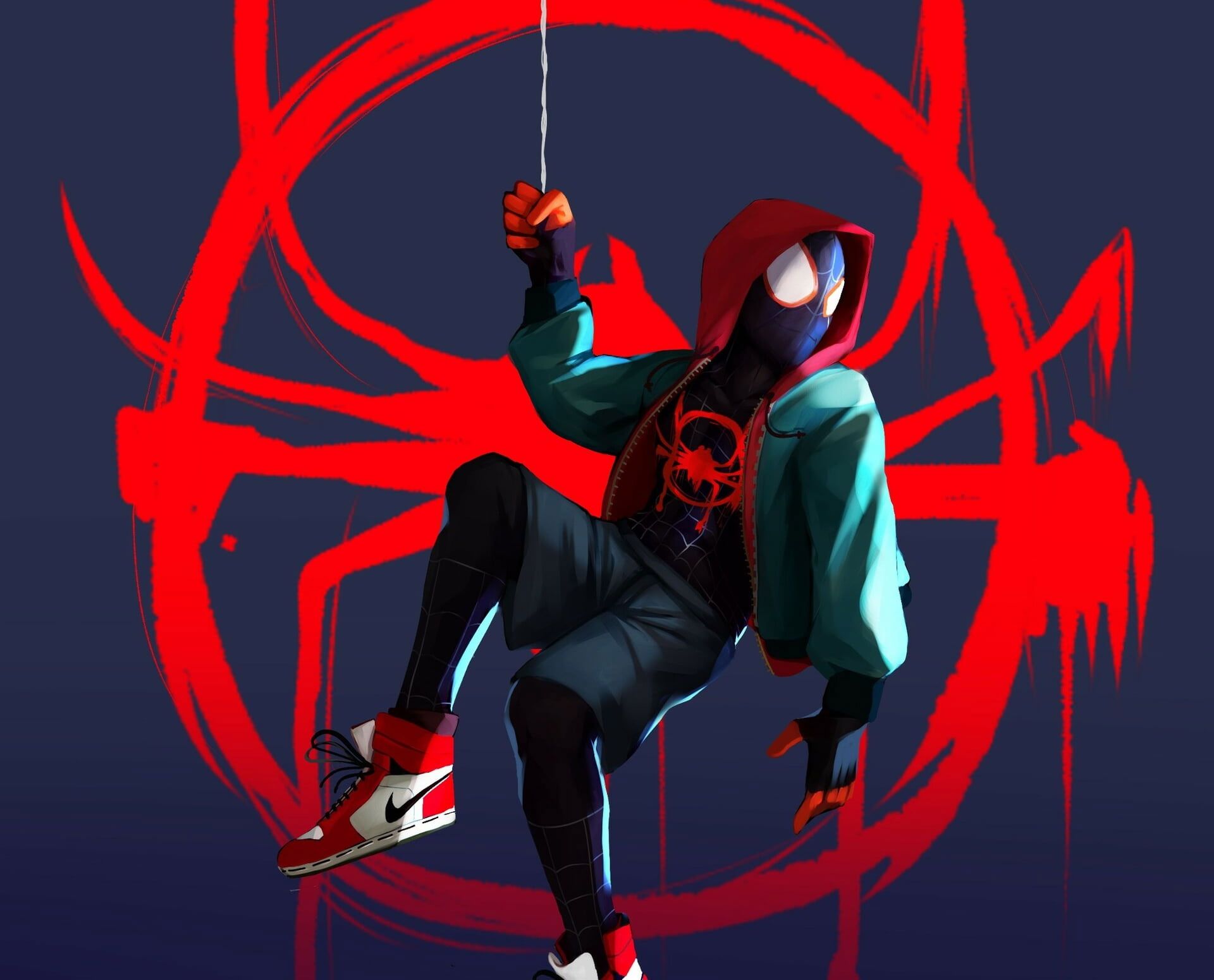 Spider-Man Art Into The Spider-Verse 4K Wallpapers