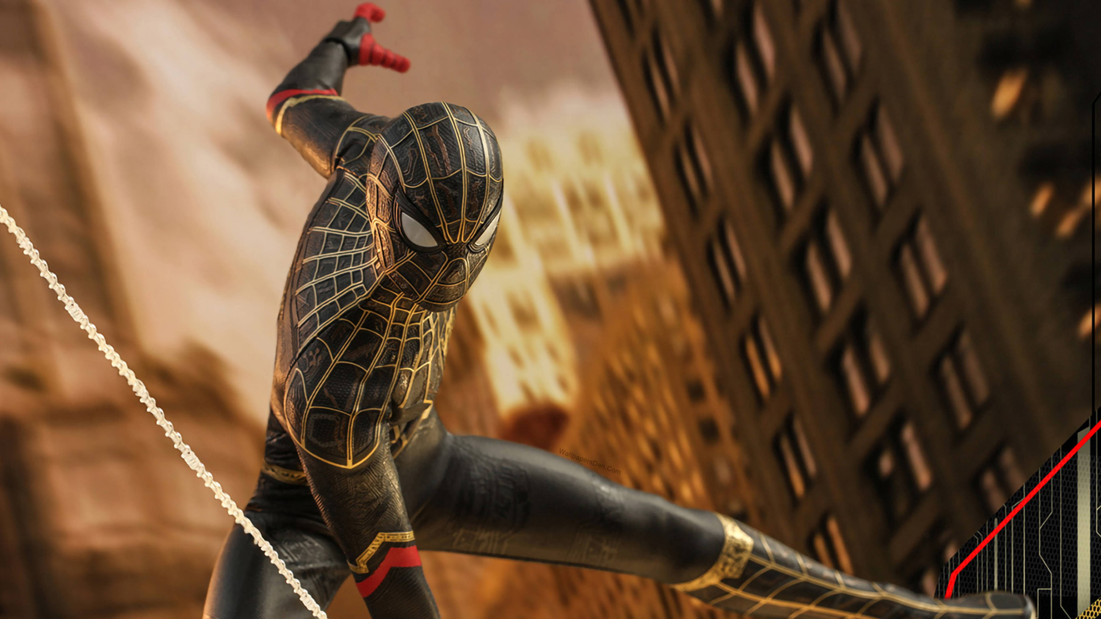 Spiderman Black Suit No Way Home Wallpapers