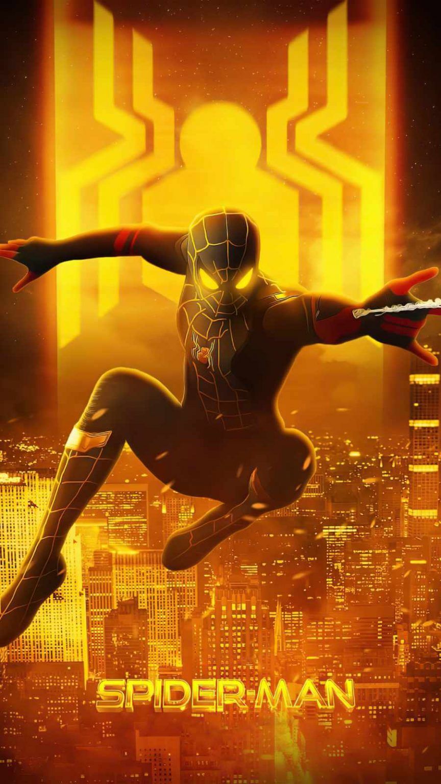 Spiderman Black Suit No Way Home Wallpapers