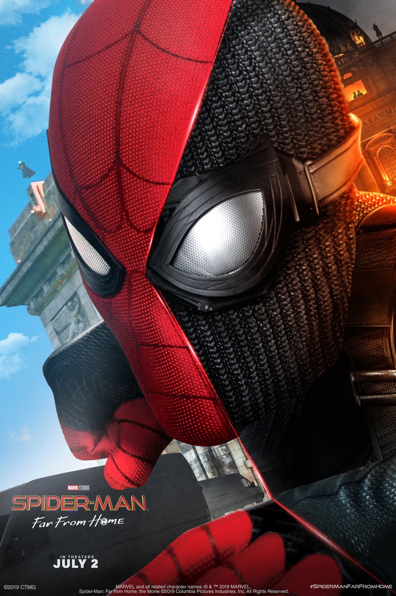 Spiderman Far From Home China Poster Wallpapers