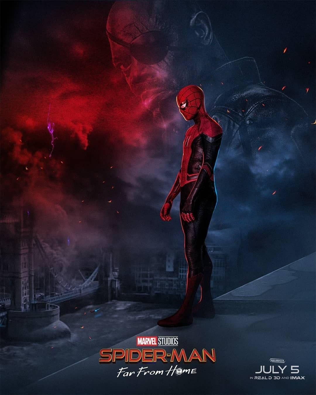 Spiderman Far From Home China Poster Wallpapers