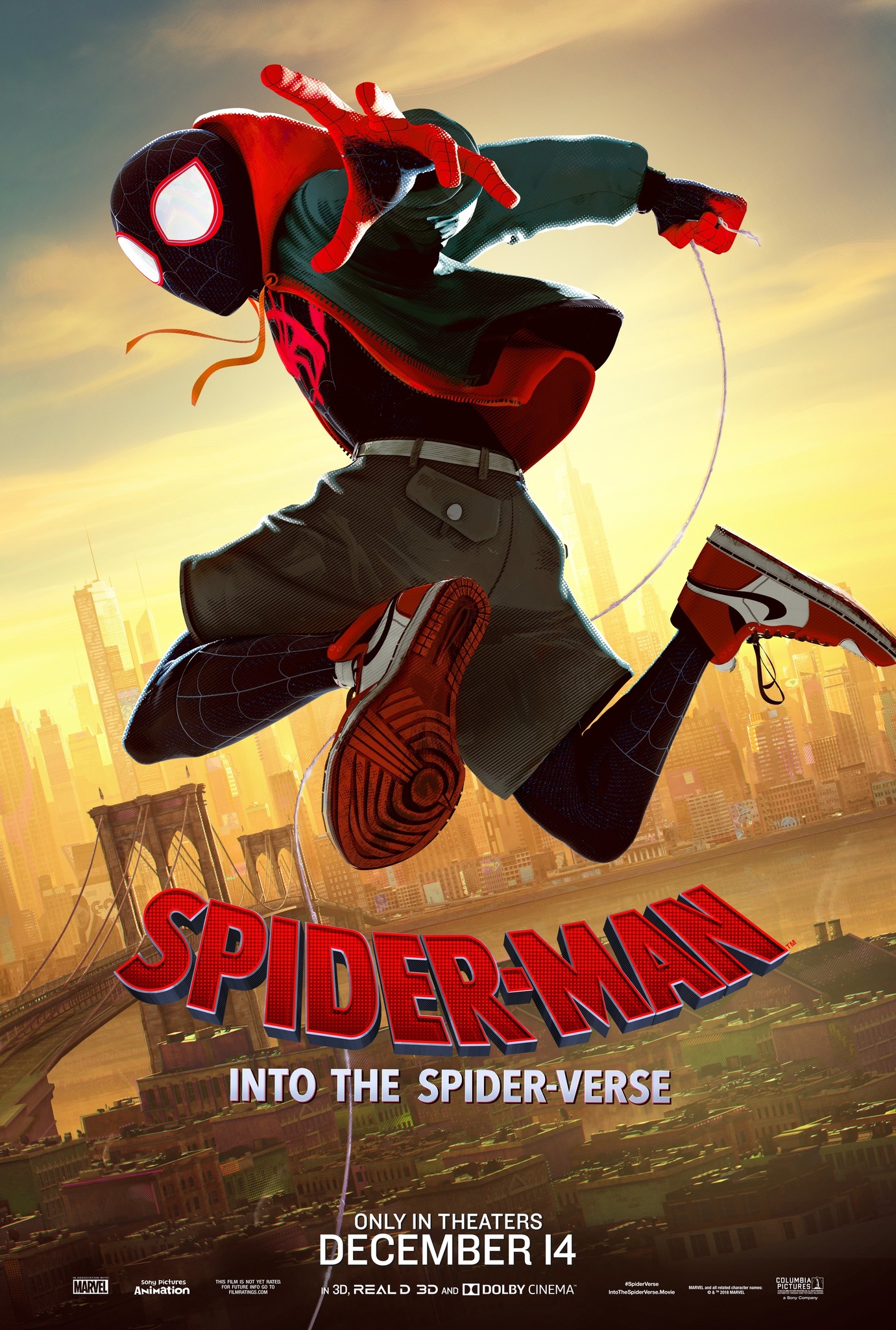 Spiderman Into The Spider Verse Movie Official Poster Wallpapers