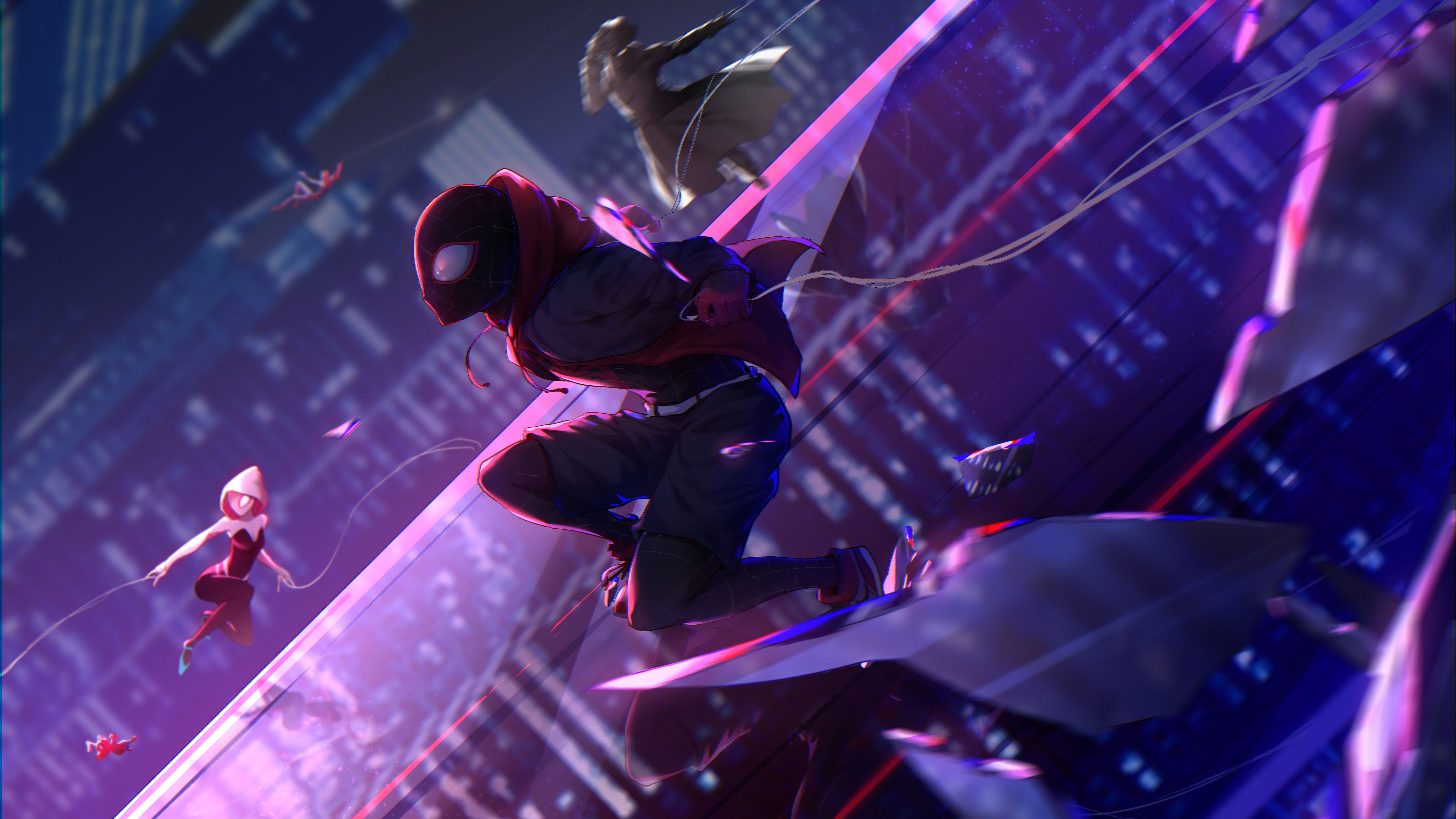 Spiderman Into The Spider Verse Movie Official Poster Wallpapers