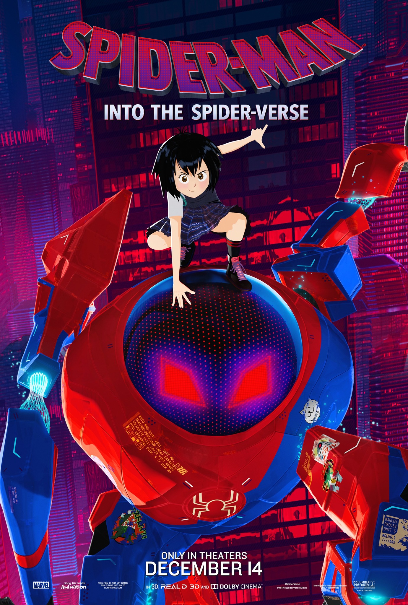 Spiderman Into The Spider Verse Movie Official Poster Wallpapers