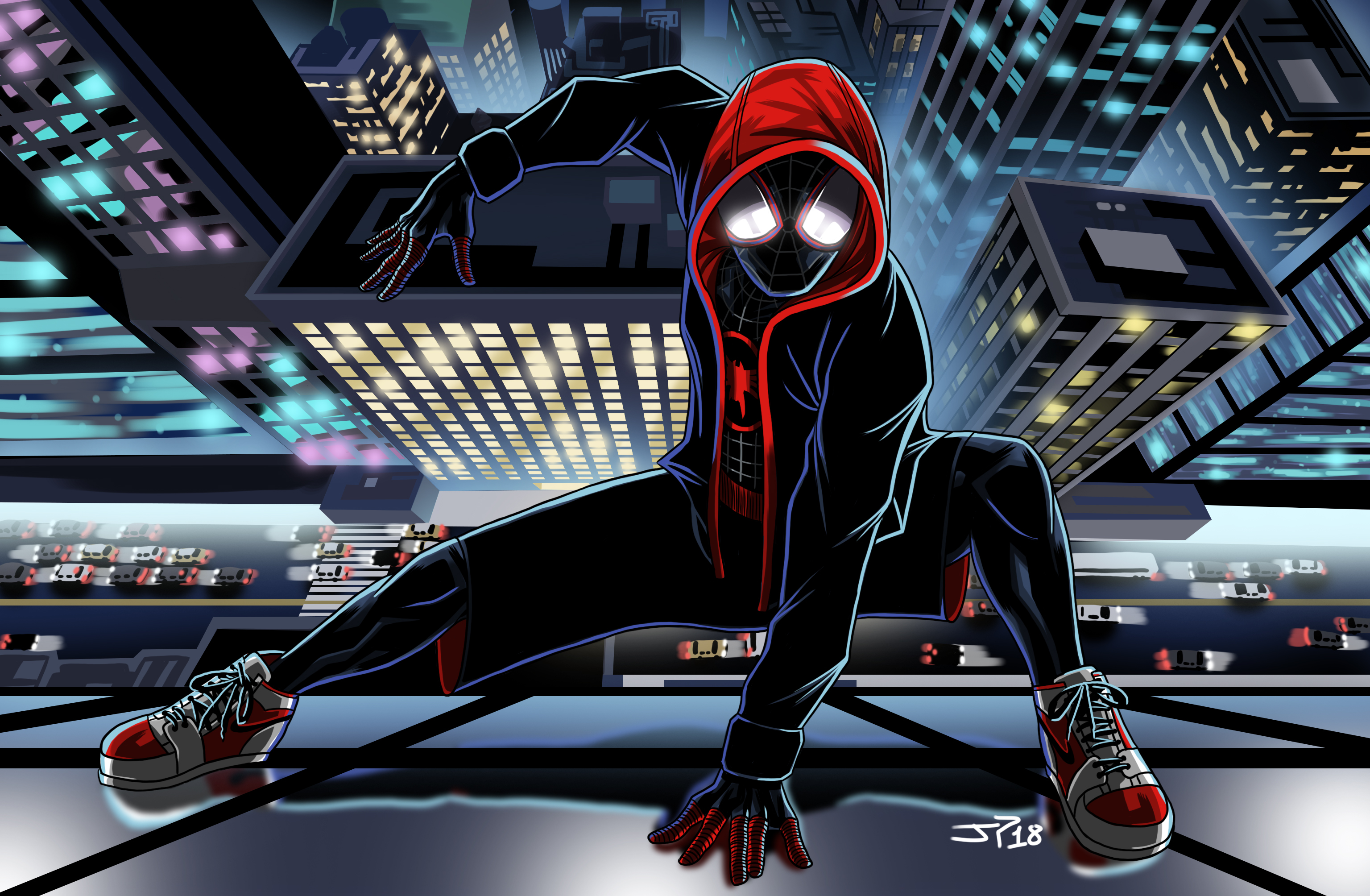 Spider-Man Into The Spider-Verse 2018 Fanart Wallpapers