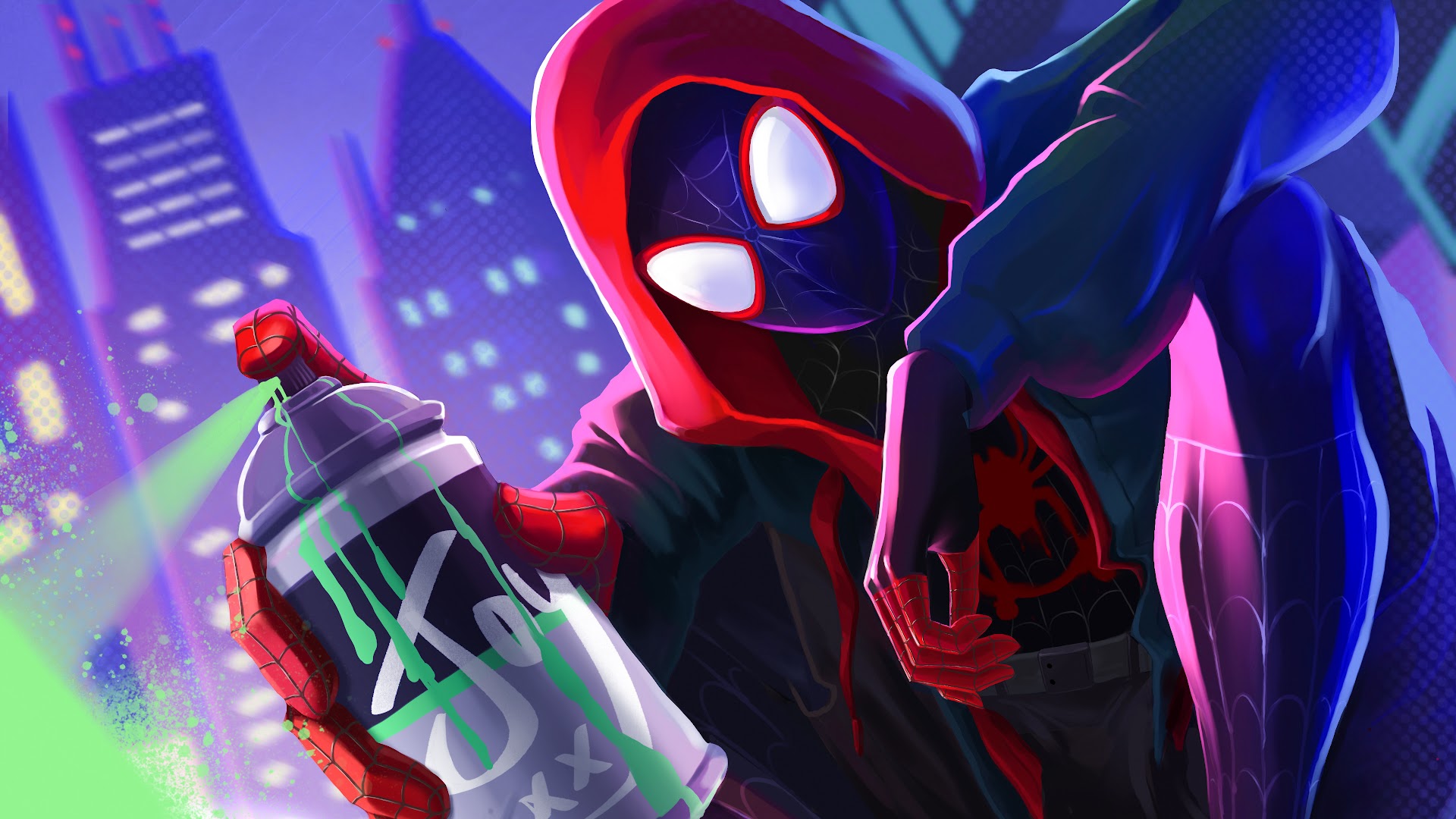 Spider-Man Into The Spider-Verse Movie Wallpapers