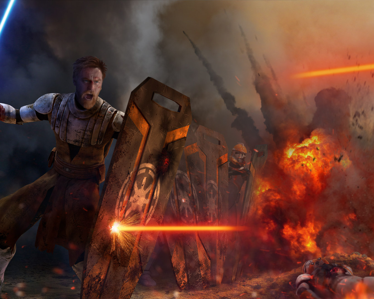 Star Wars Obi Wan Artwork Wallpapers