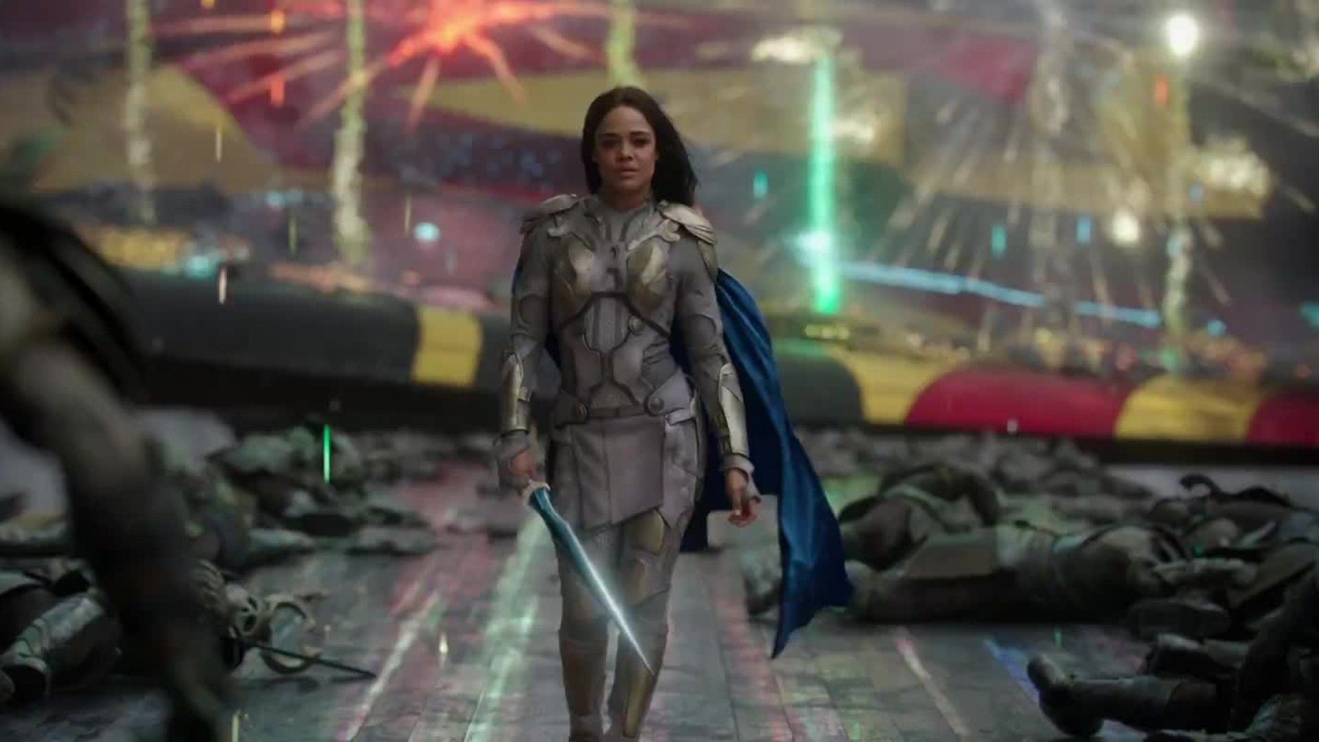 Tessa Thompson As Valkyrie In Thor Wallpapers