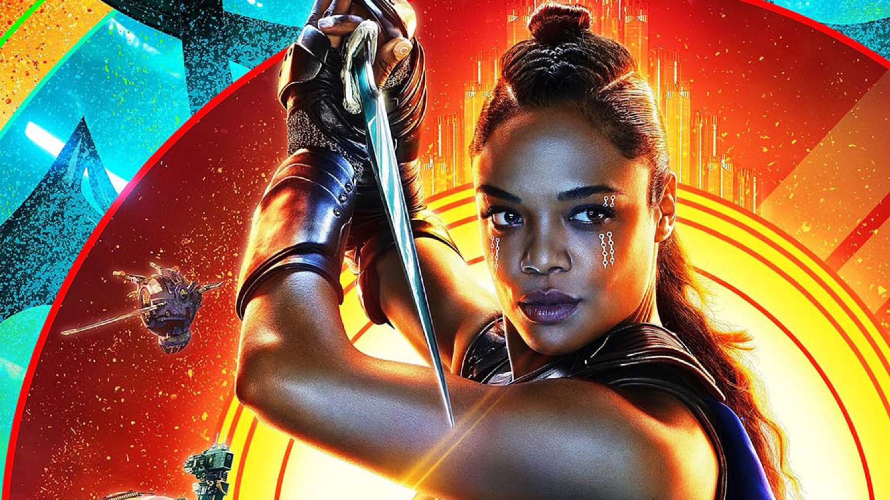 Tessa Thompson As Valkyrie In Thor Wallpapers