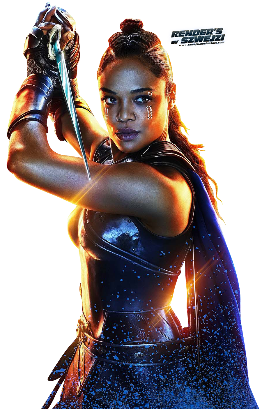 Tessa Thompson As Valkyrie In Thor Wallpapers