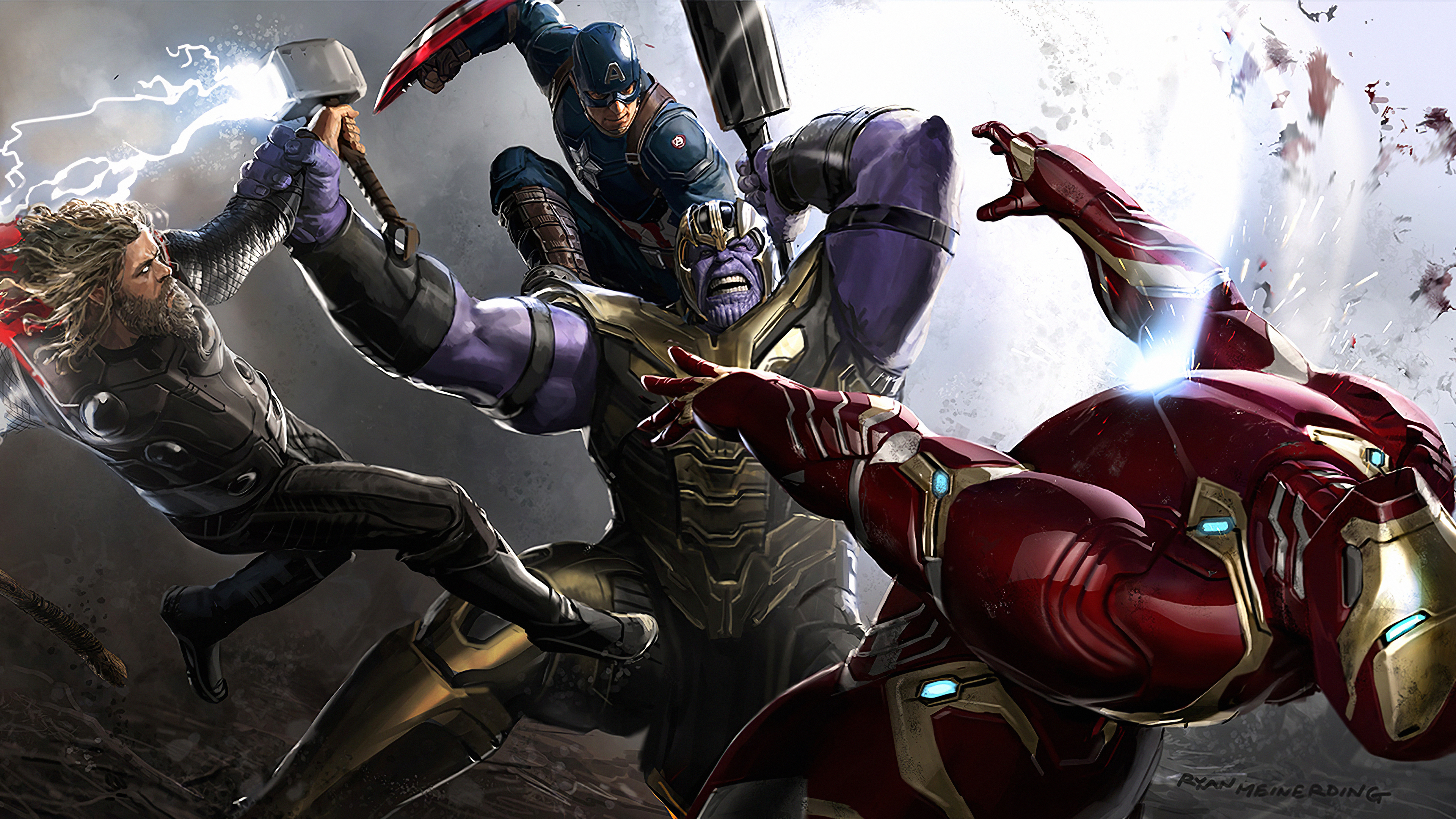 Thanos Vs Trinity Wallpapers