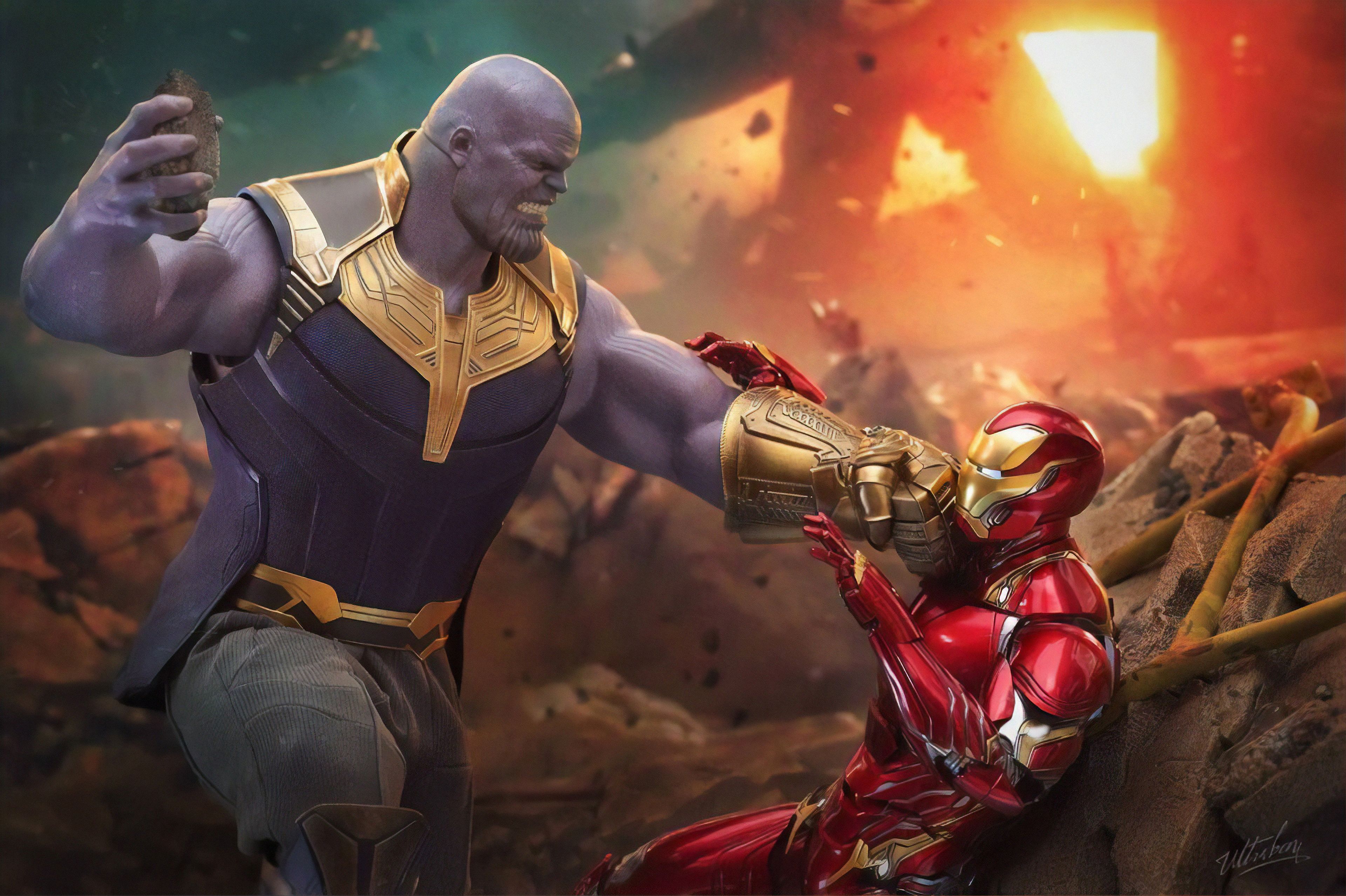 Thanos Vs Trinity Wallpapers