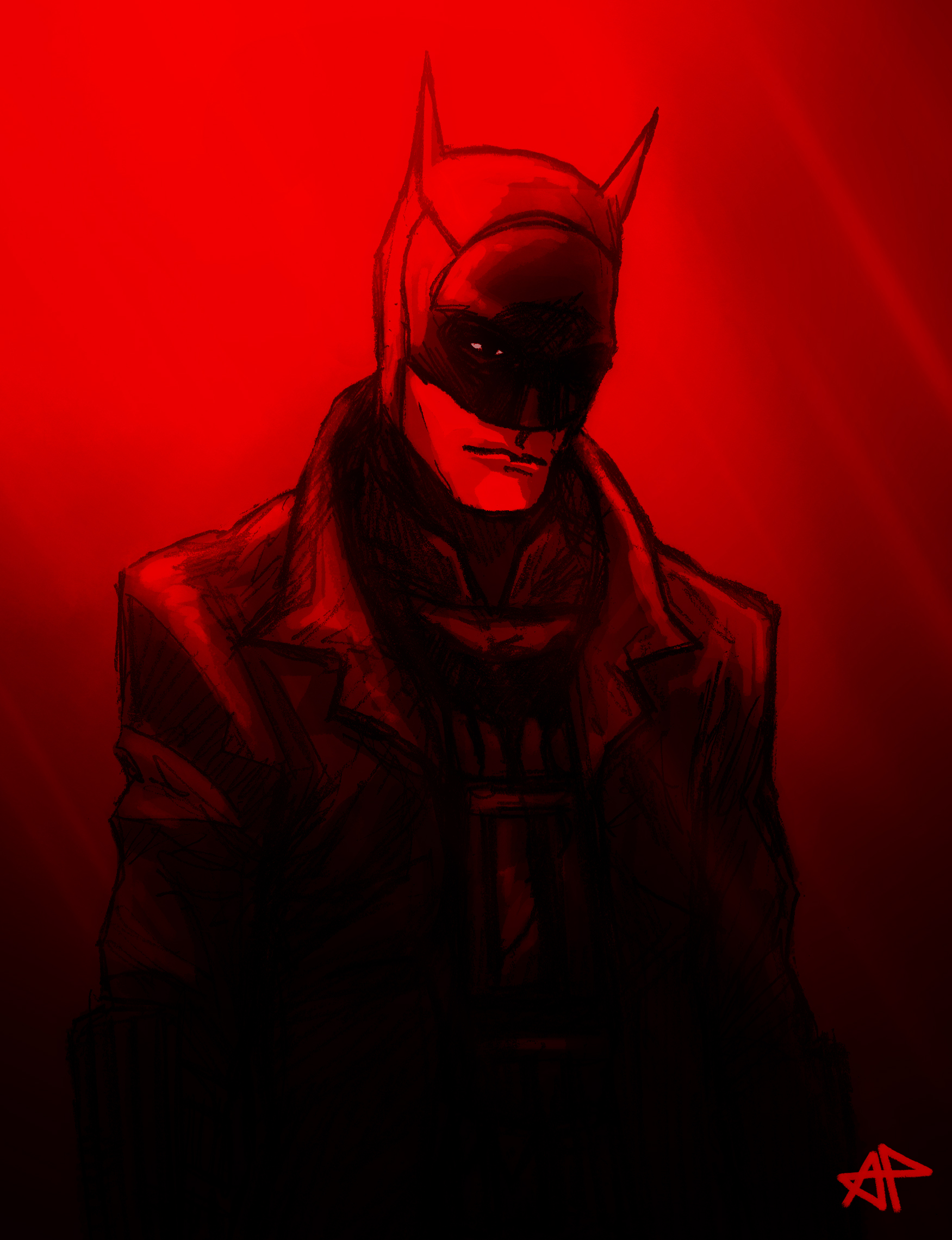 The Batman Hd Redart Wallpapers