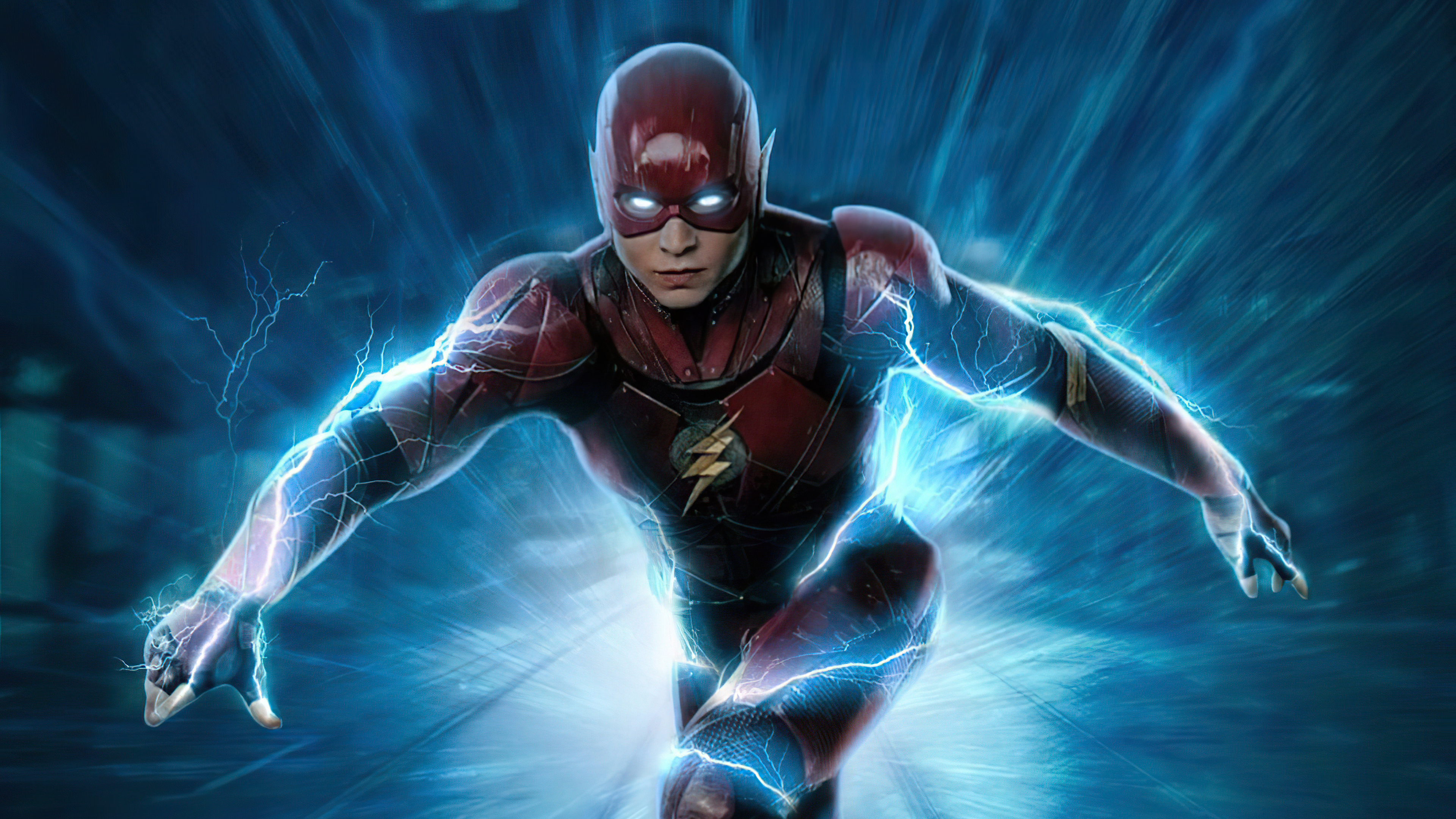 The Flash 2022 4K Logo Wallpapers