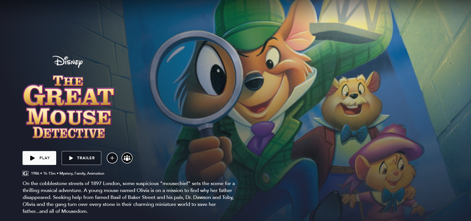 The Great Mouse Detective Wallpapers