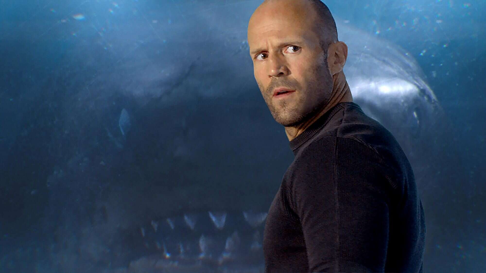 The Meg Sharks And Diver Poster Wallpapers