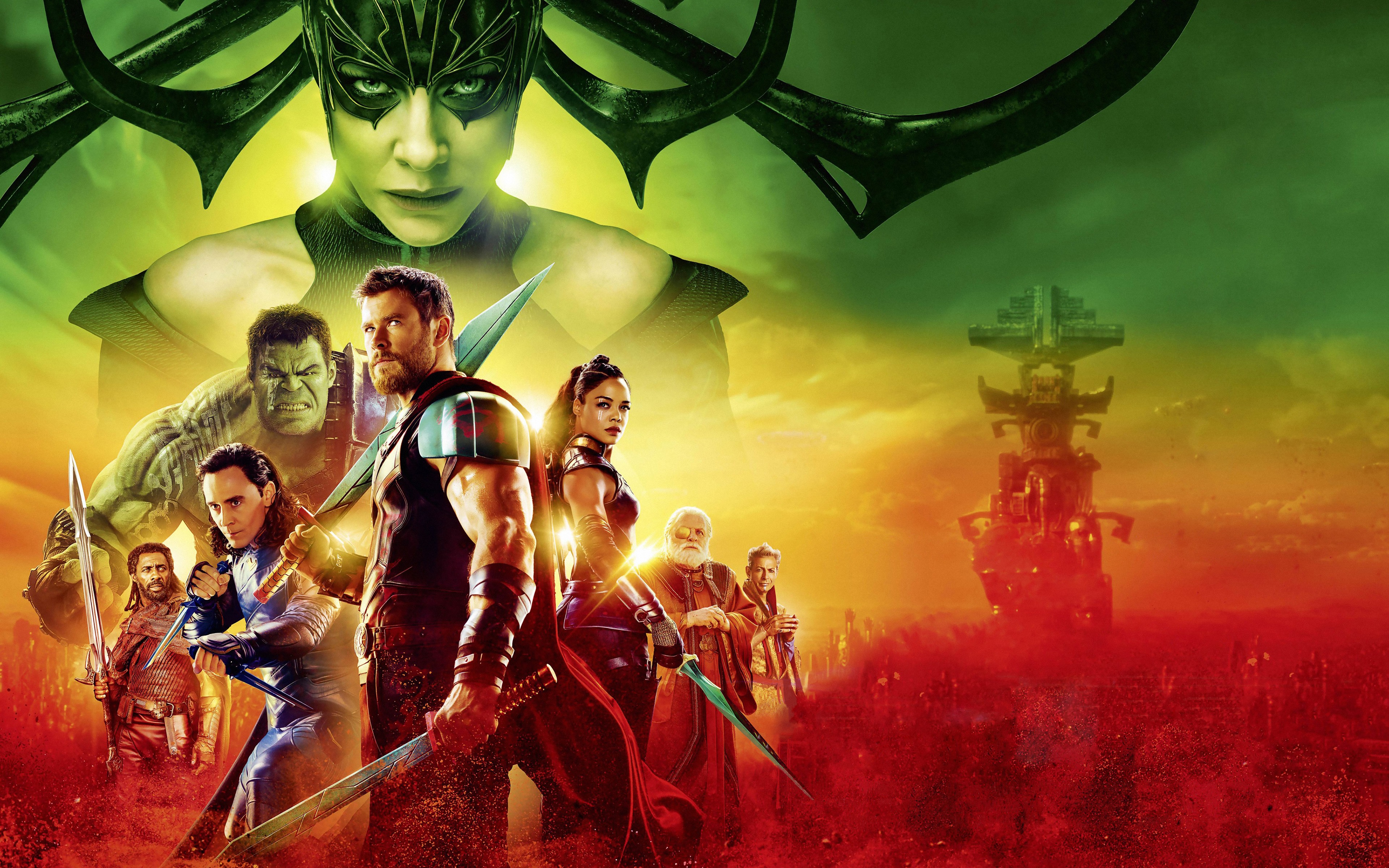 Thor Ragnarok Movie Cast Poster 2017 Wallpapers