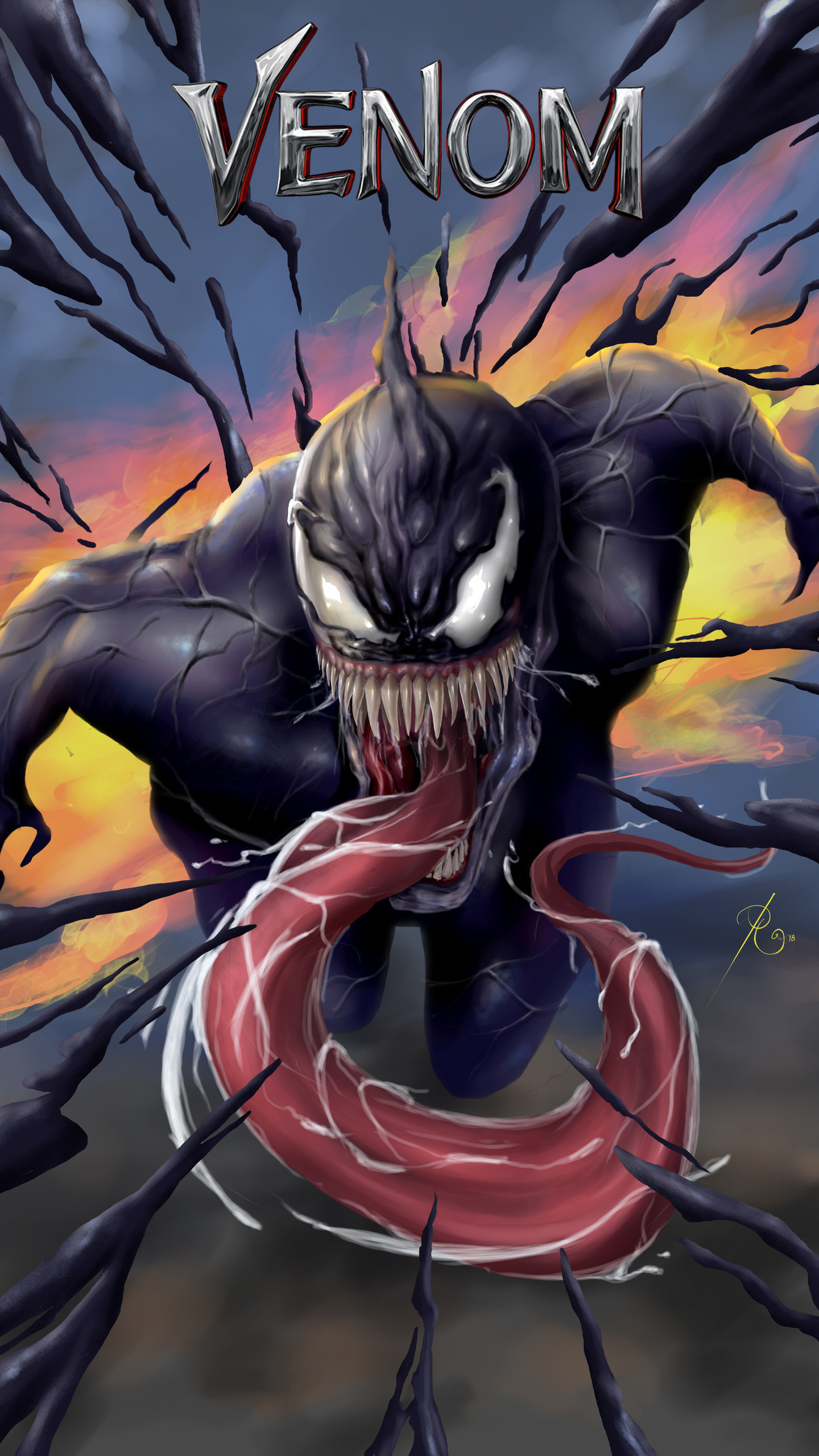 Tom Hardy Venom Artistic Wallpapers