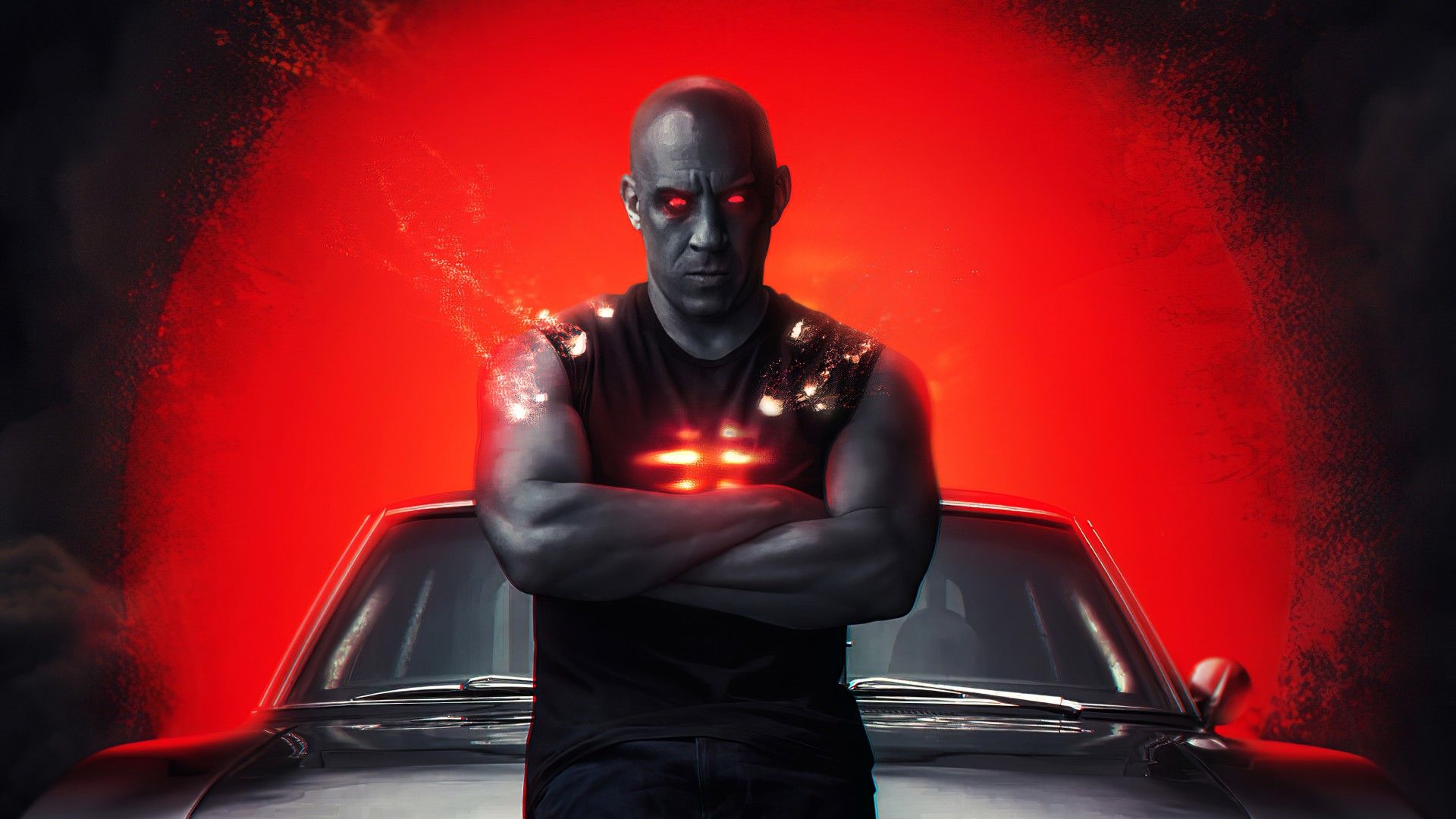 Vin Diesel Bloodshot Fanart Wallpapers