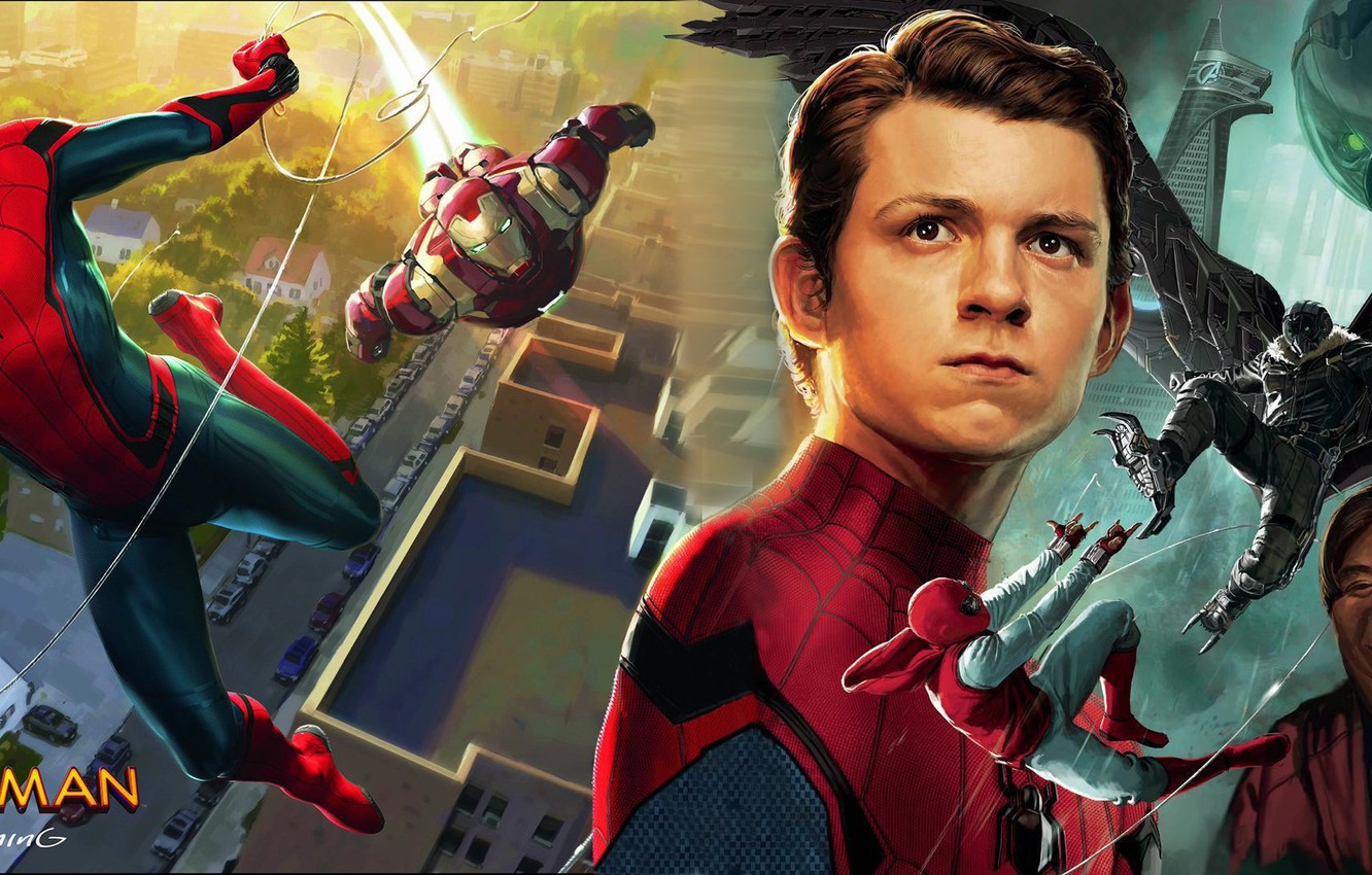 Vulture And Spiderman Homecoming Artwork Wallpapers