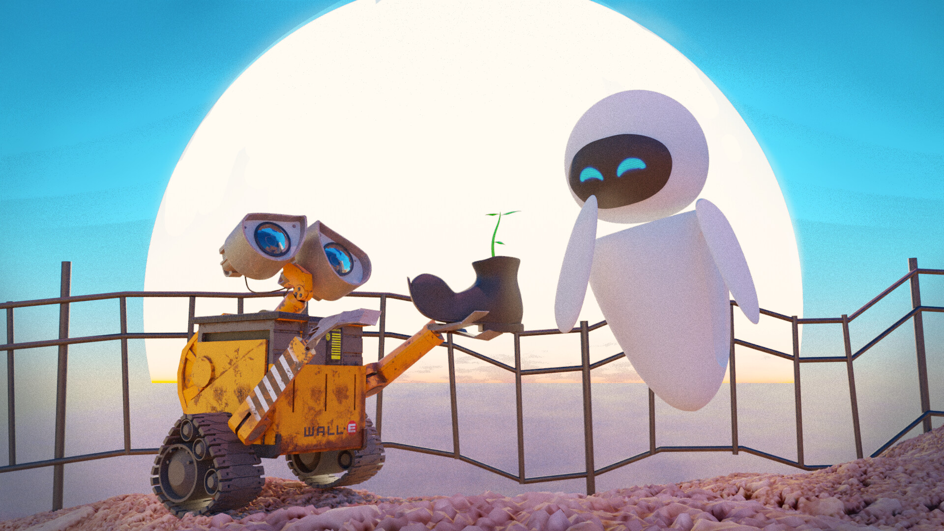 Wall E And Eve Wallpapers