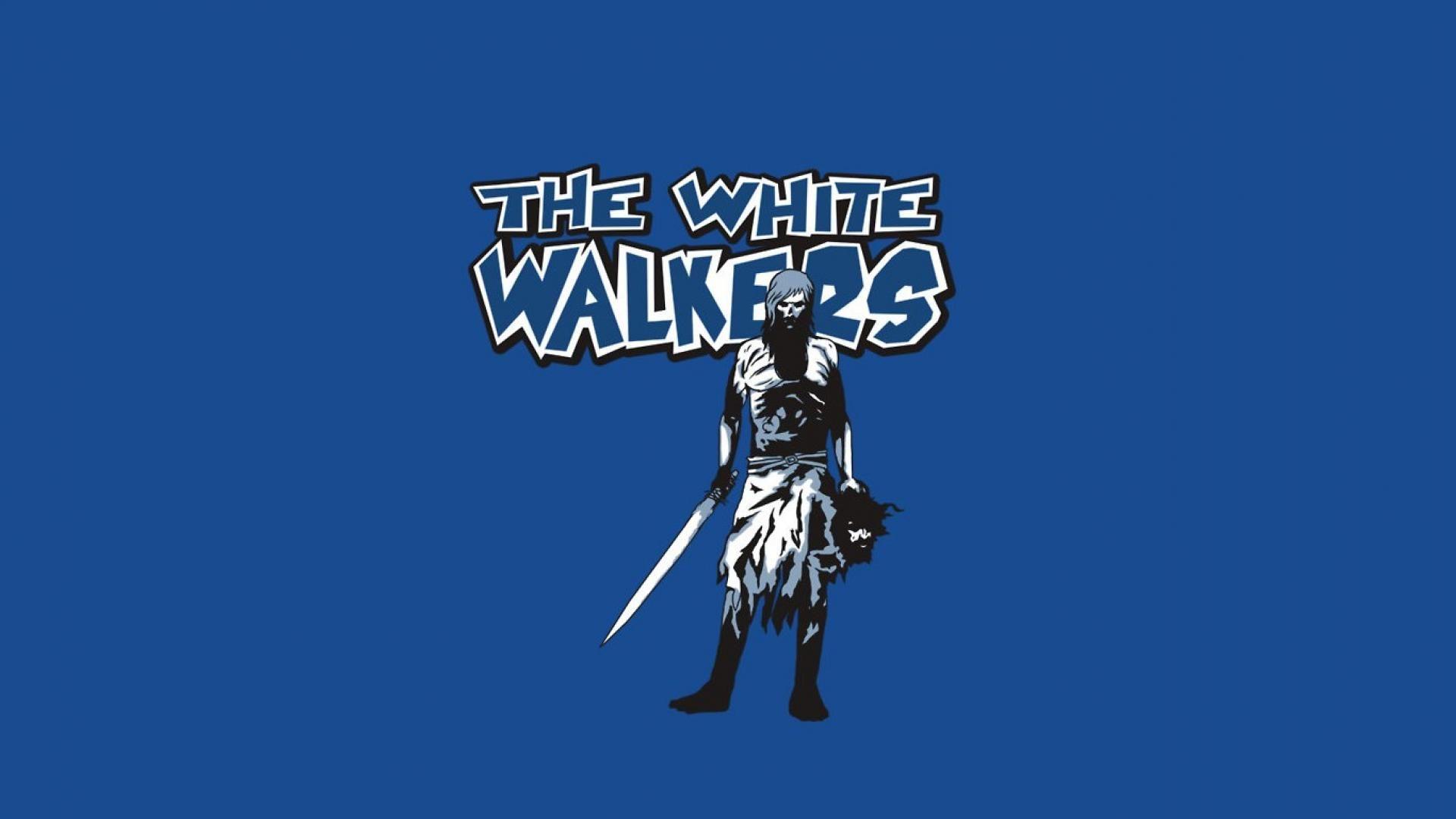 White Walker Illustration Wallpapers