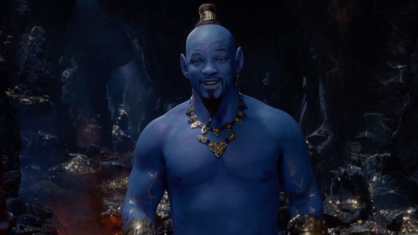 Will Smith As Genie In Aladdin Movie Wallpapers