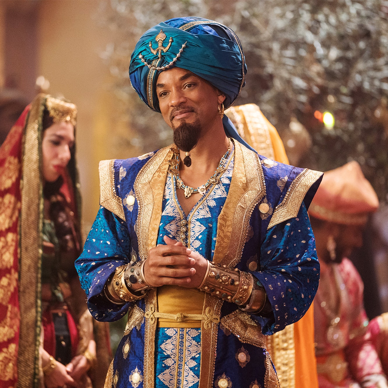 Will Smith As Genie In Aladdin Movie Wallpapers