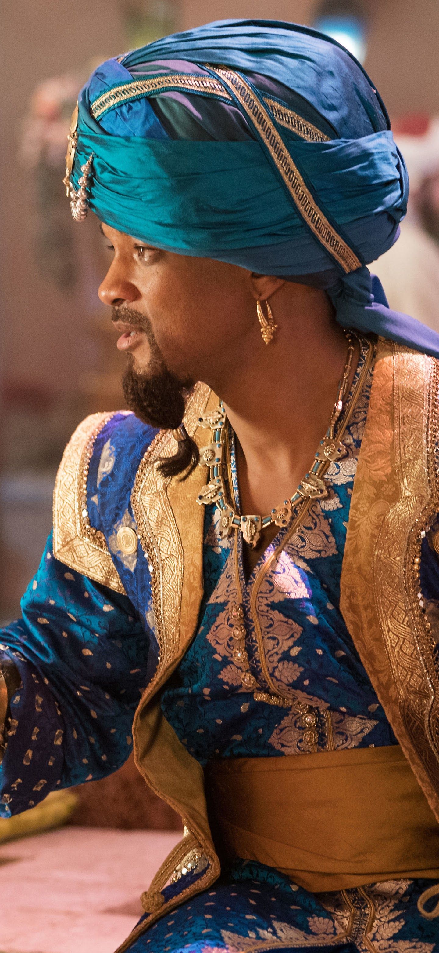 Will Smith As Genie In Aladdin Movie Wallpapers