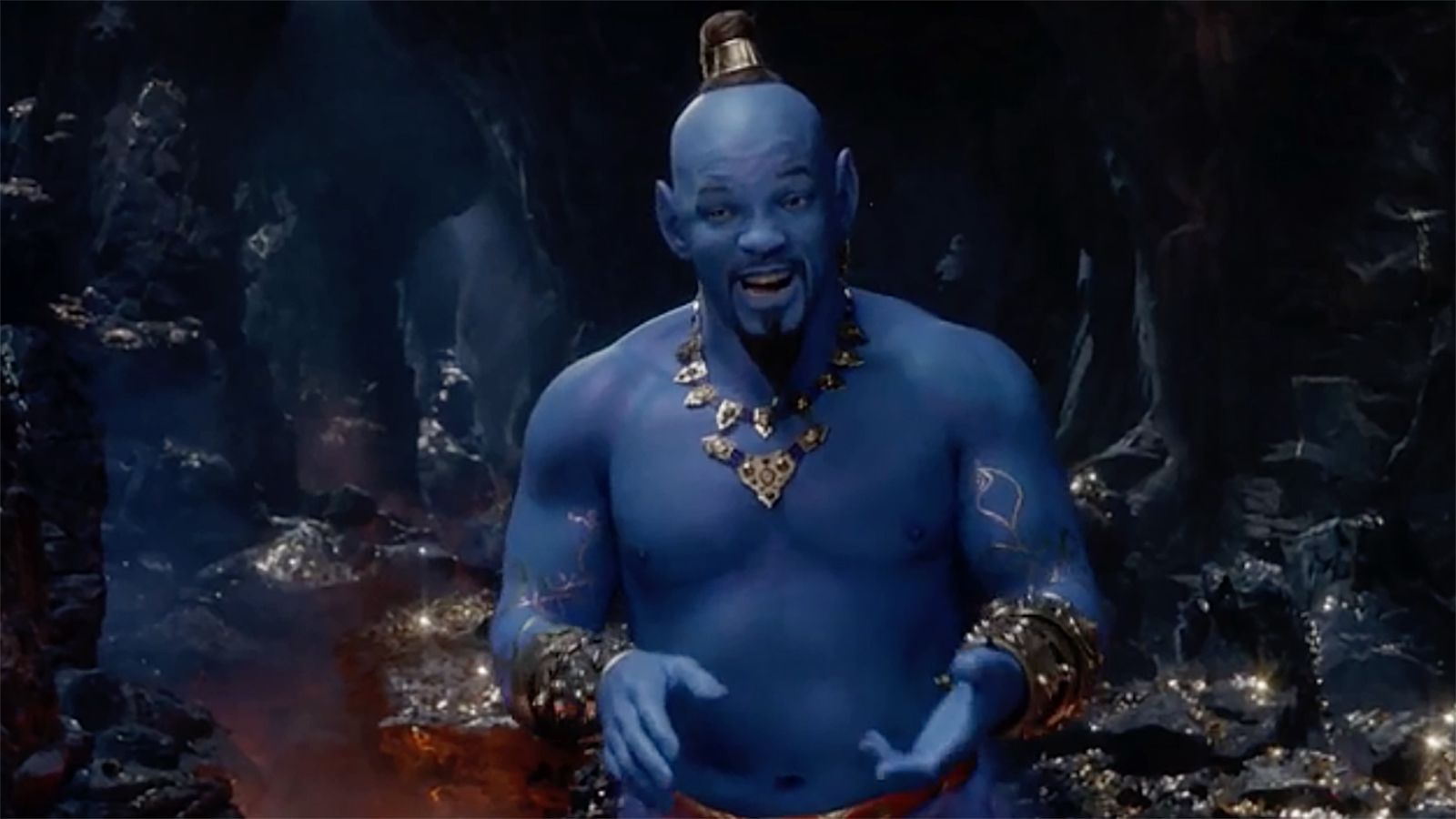 Will Smith As Genie In Aladdin Movie Wallpapers