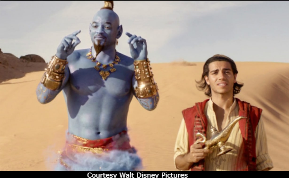 Will Smith As Genie In Aladdin Movie Wallpapers