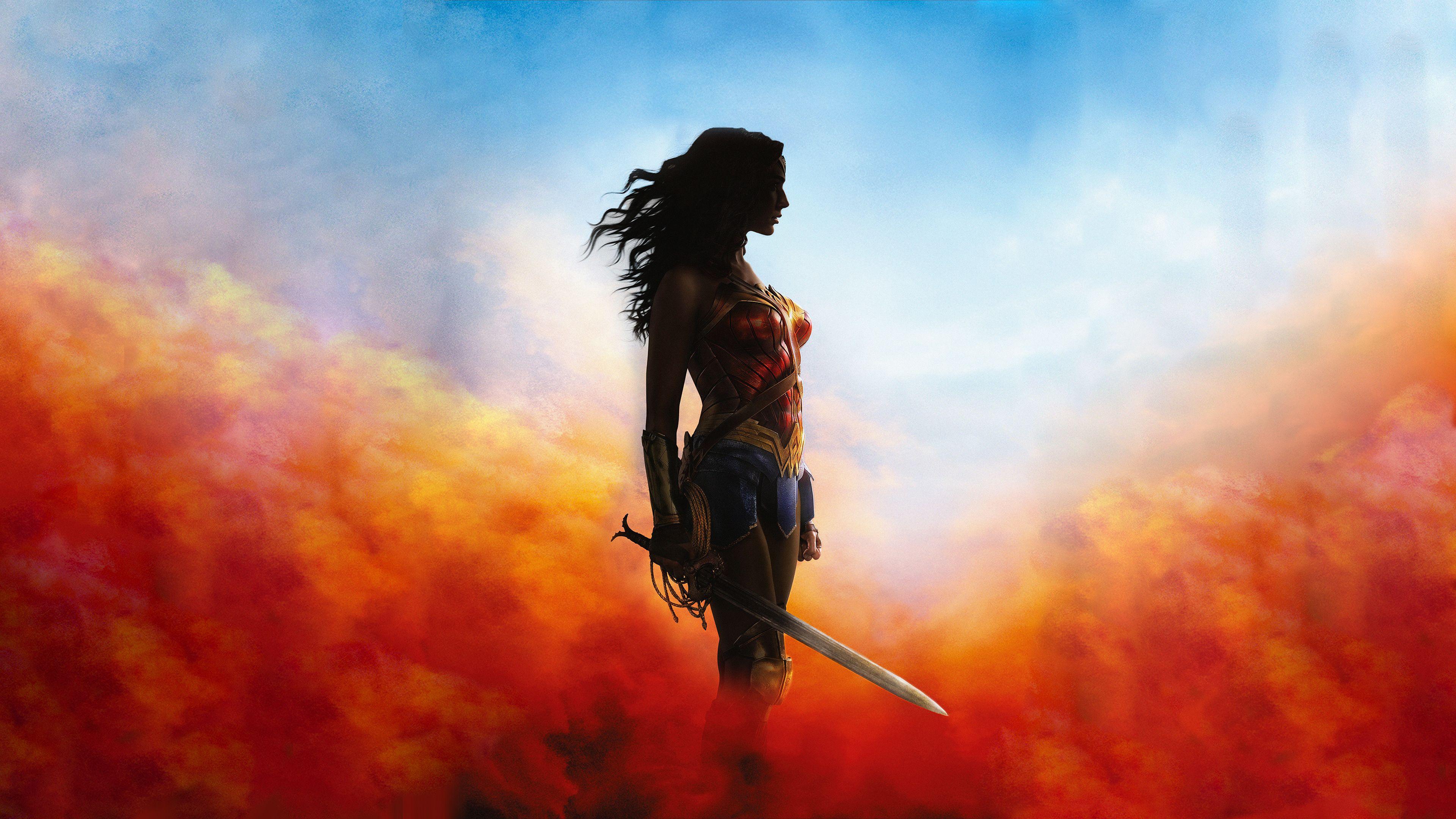 Wonder Woman 4K Cool Logo Wallpapers