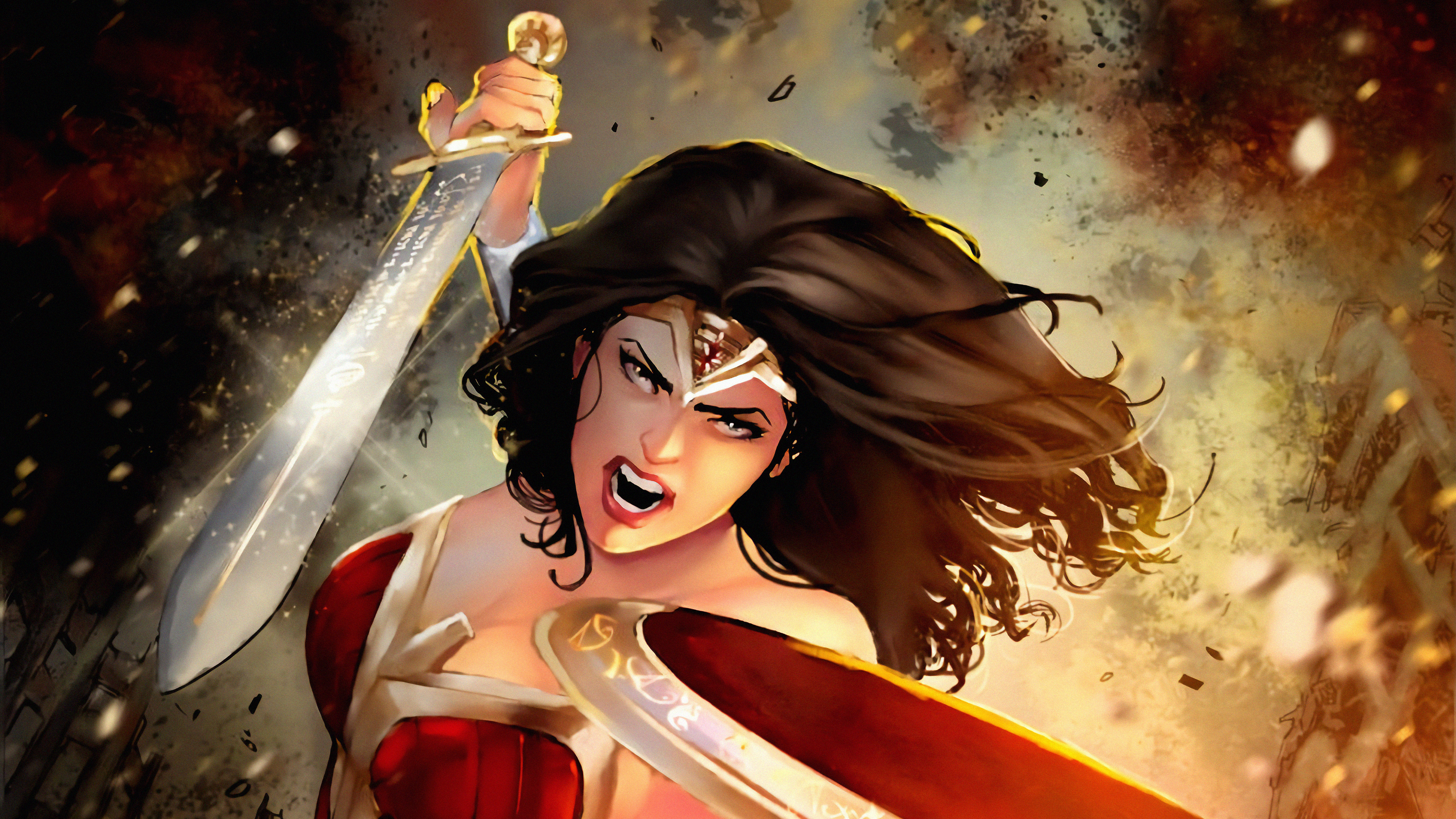 Wonder Woman Art Wallpapers