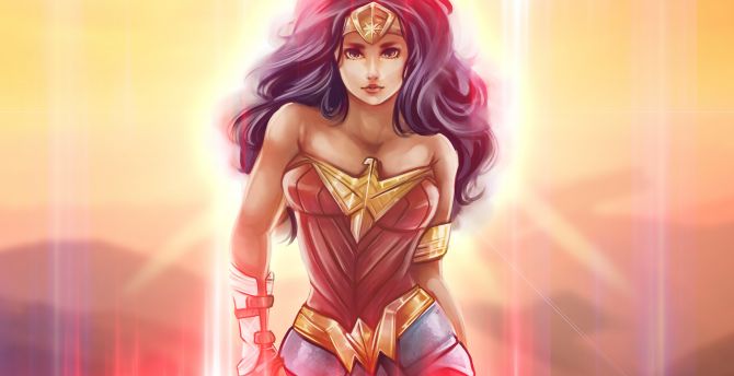 Wonder Woman Artwork Wallpapers