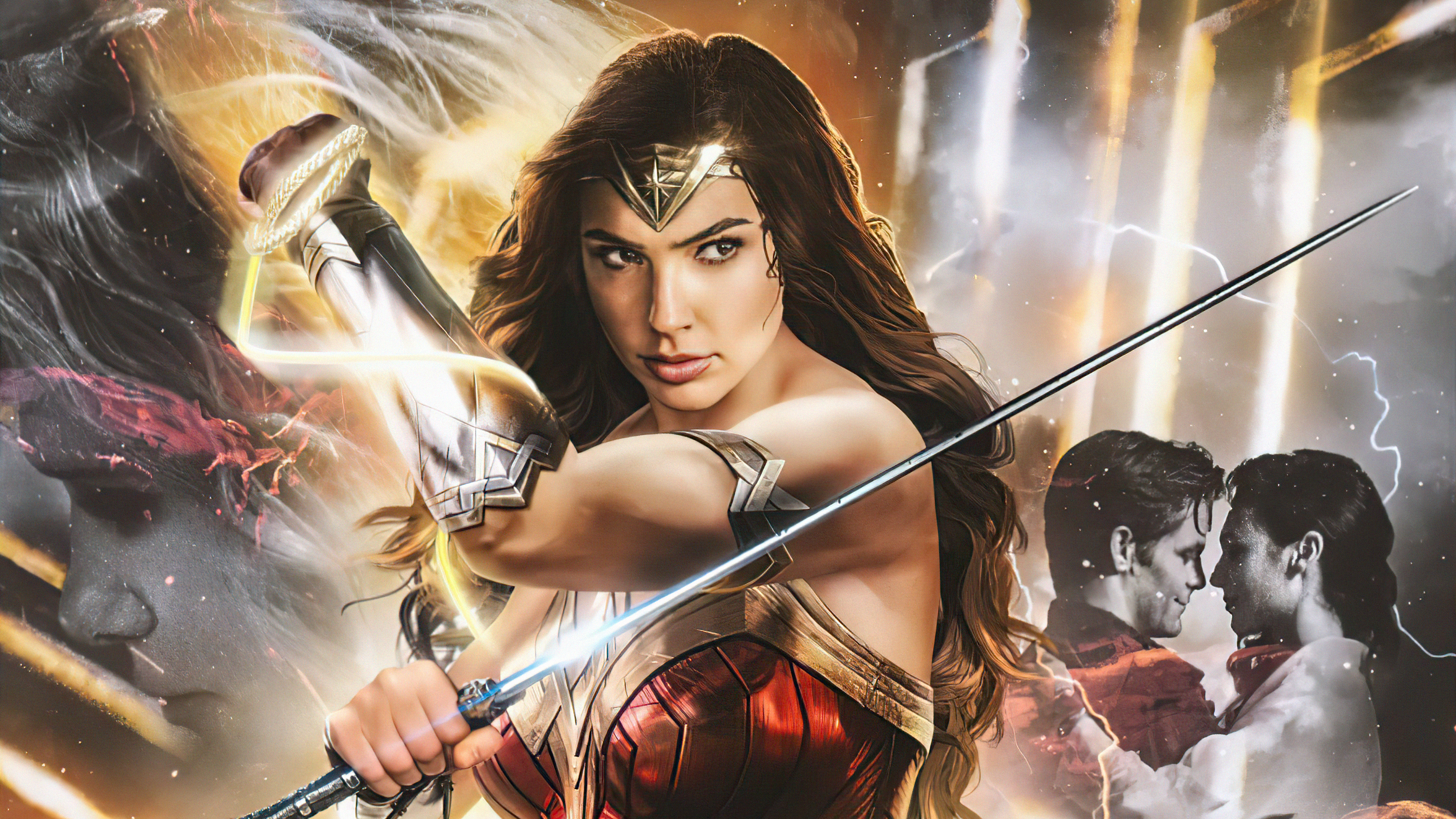 Wonder Woman With Arrow Wallpapers