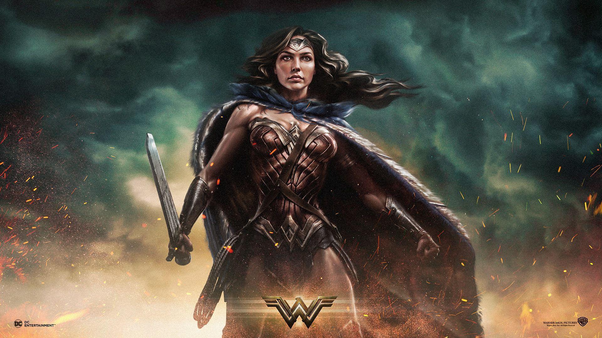 Wonder Woman With Arrow Wallpapers