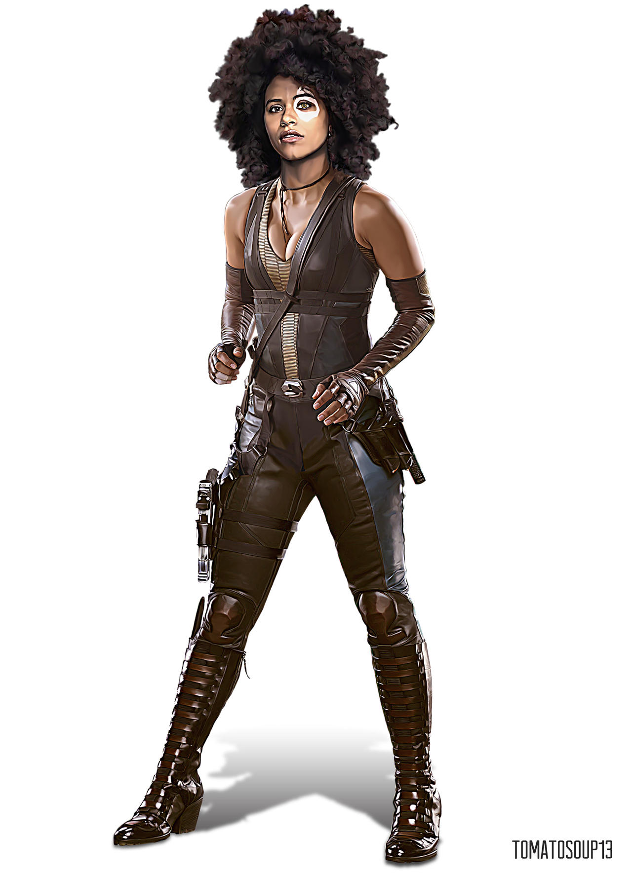 Zazie Beetz As Domino In Deadpool 2 Wallpapers