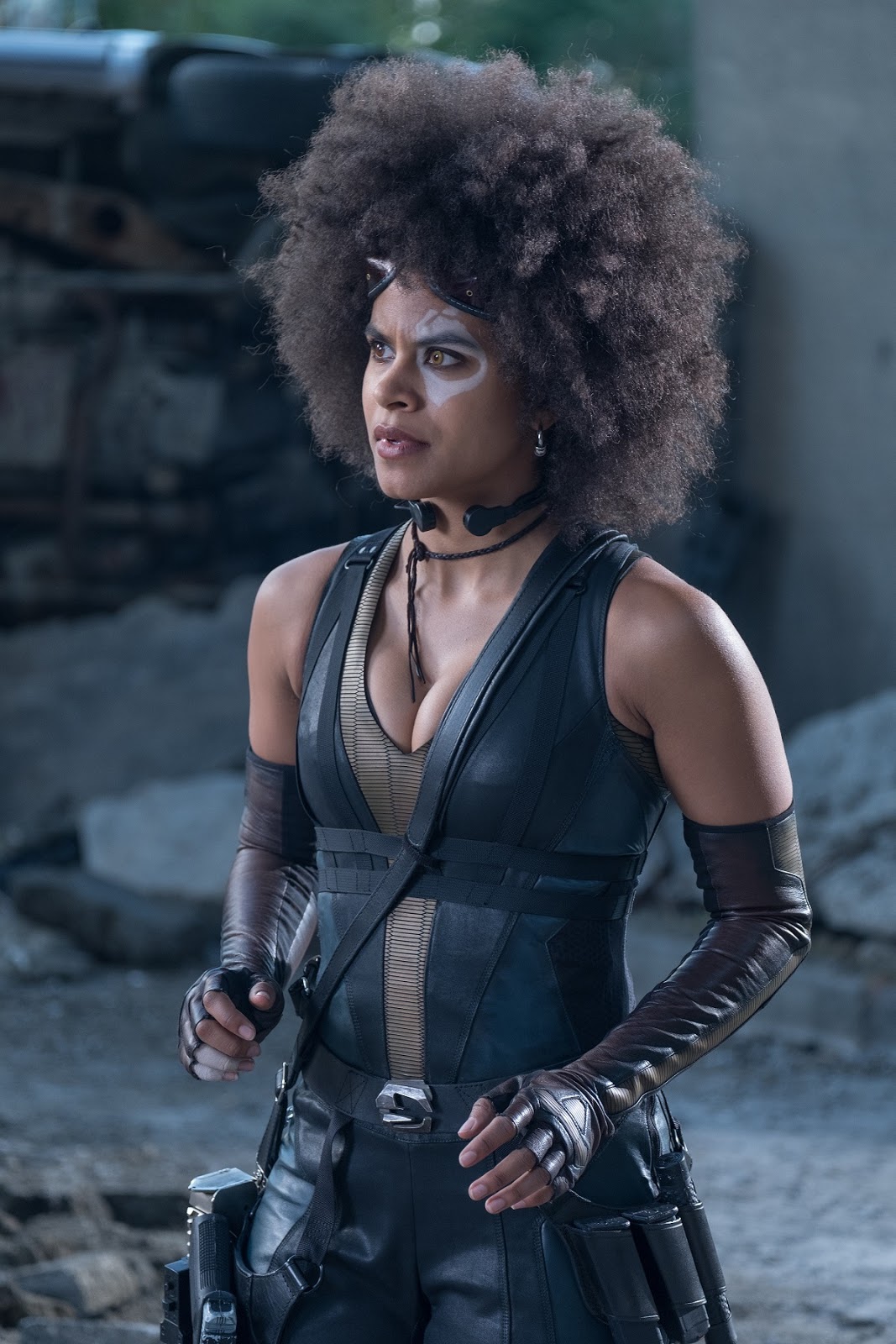 Zazie Beetz As Domino In Deadpool 2 Wallpapers