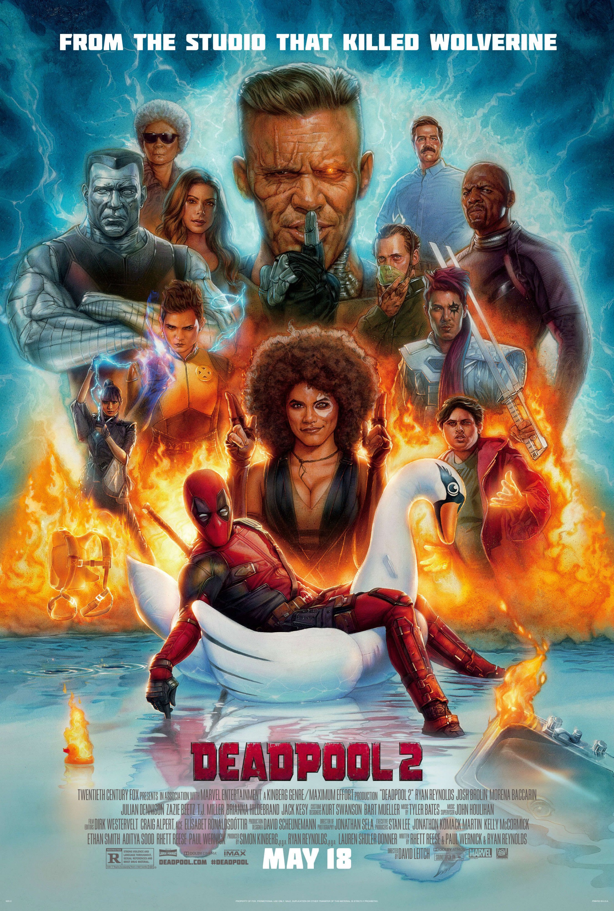 Zazie Beetz As Domino In Deadpool 2 Wallpapers