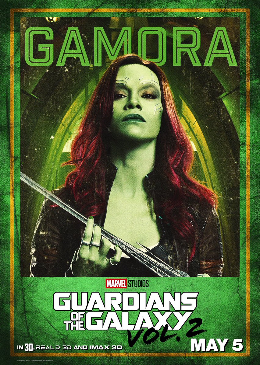 Zoe Saldana As Gamora In Guardians Of Galaxy Vol 2 Wallpapers