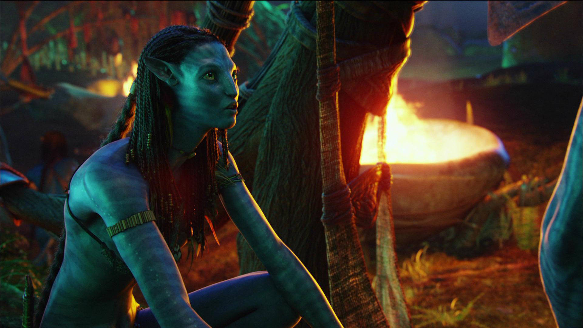 Zoe Saldana As Neytiri In Avatar Wallpapers