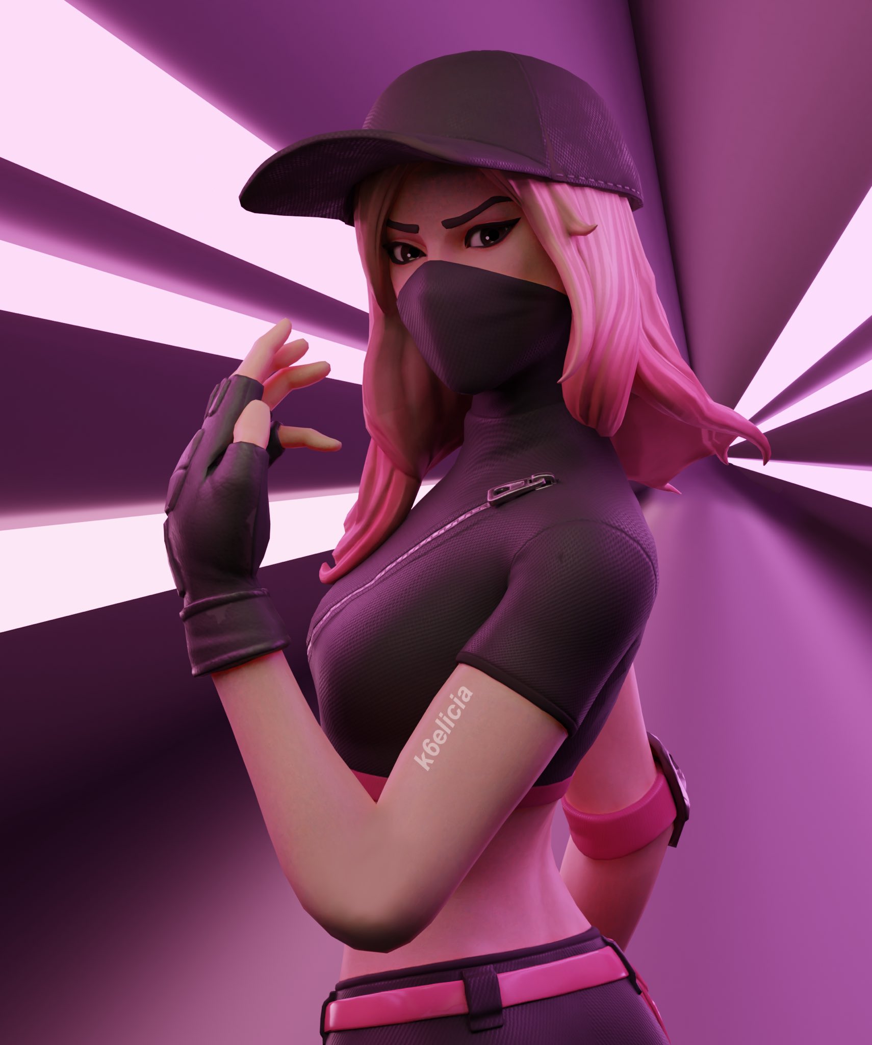 Athleisure Assassin Fortnite Wallpapers